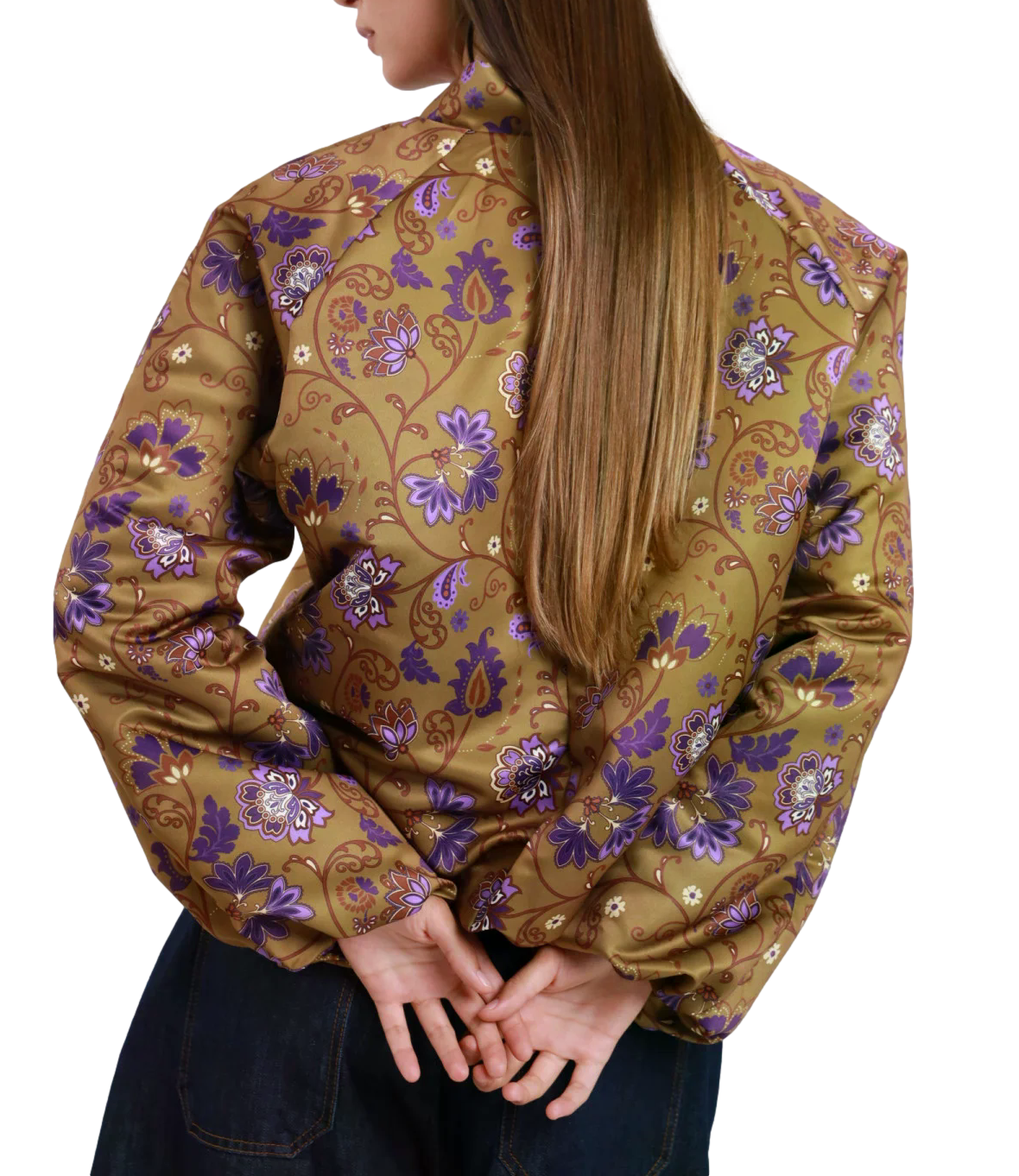 Susy Mix Bomber Verde da Donna