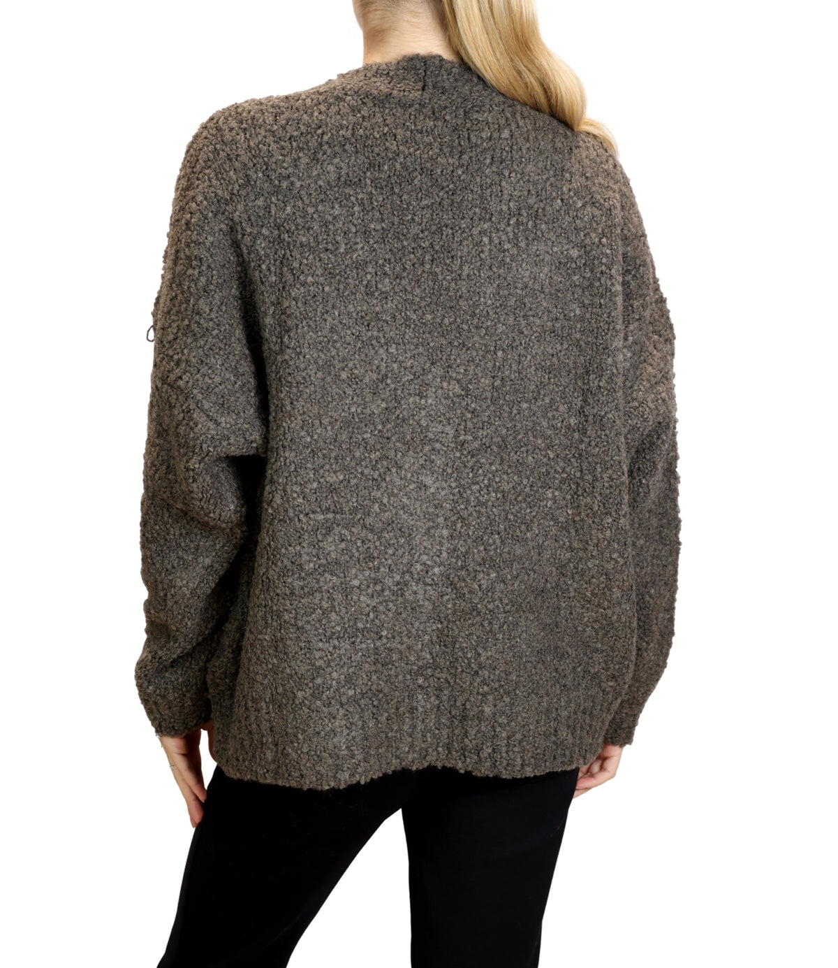 Susy Mix Cardigan Fango da Donna