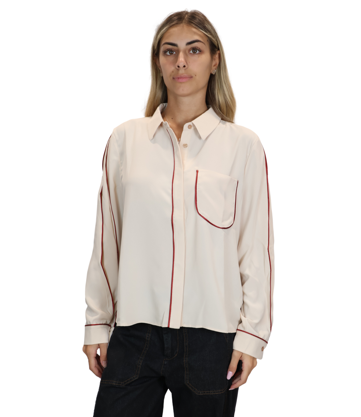 Susy Mix Camicia Lana da Donna