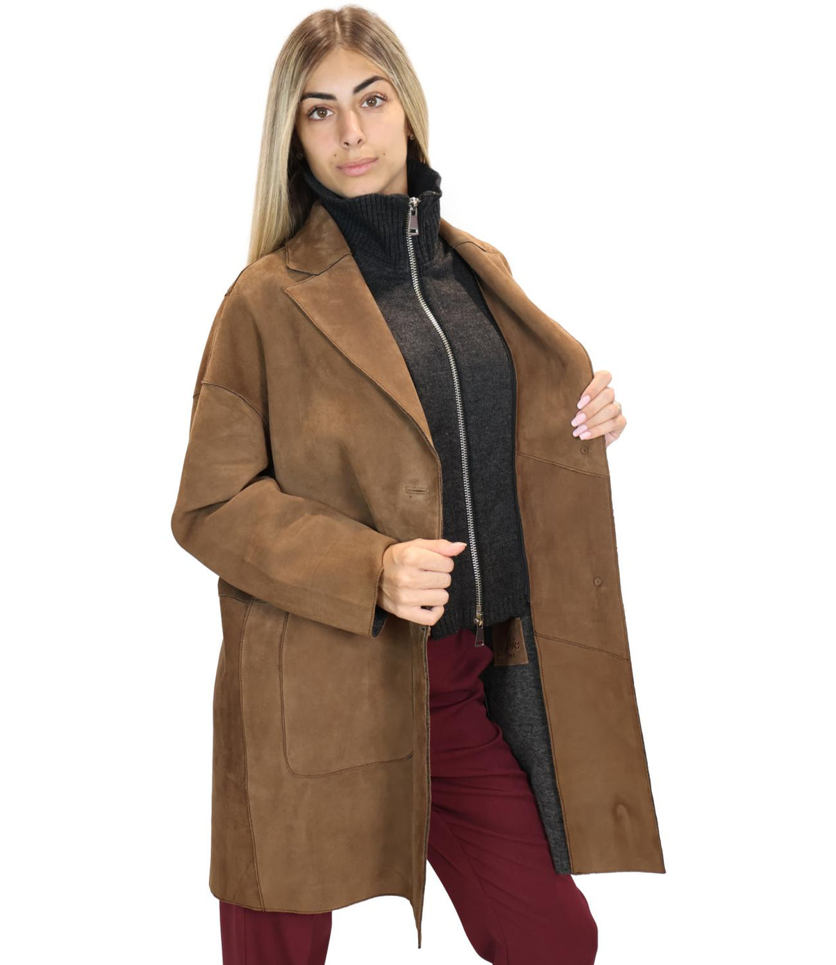 The Jackie Leathers Giacca Whiskey da Donna