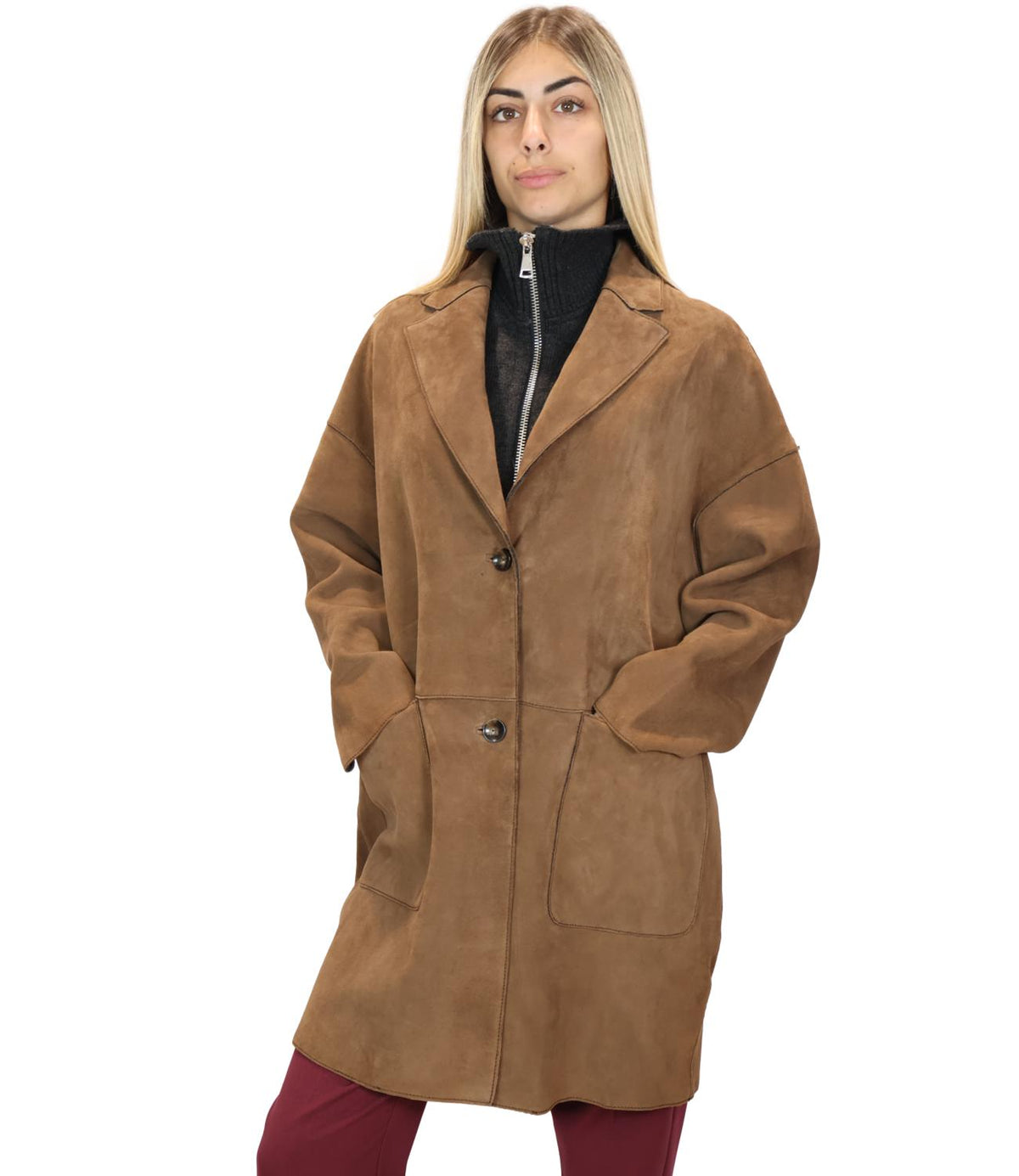 The Jackie Leathers Giacca Whiskey da Donna