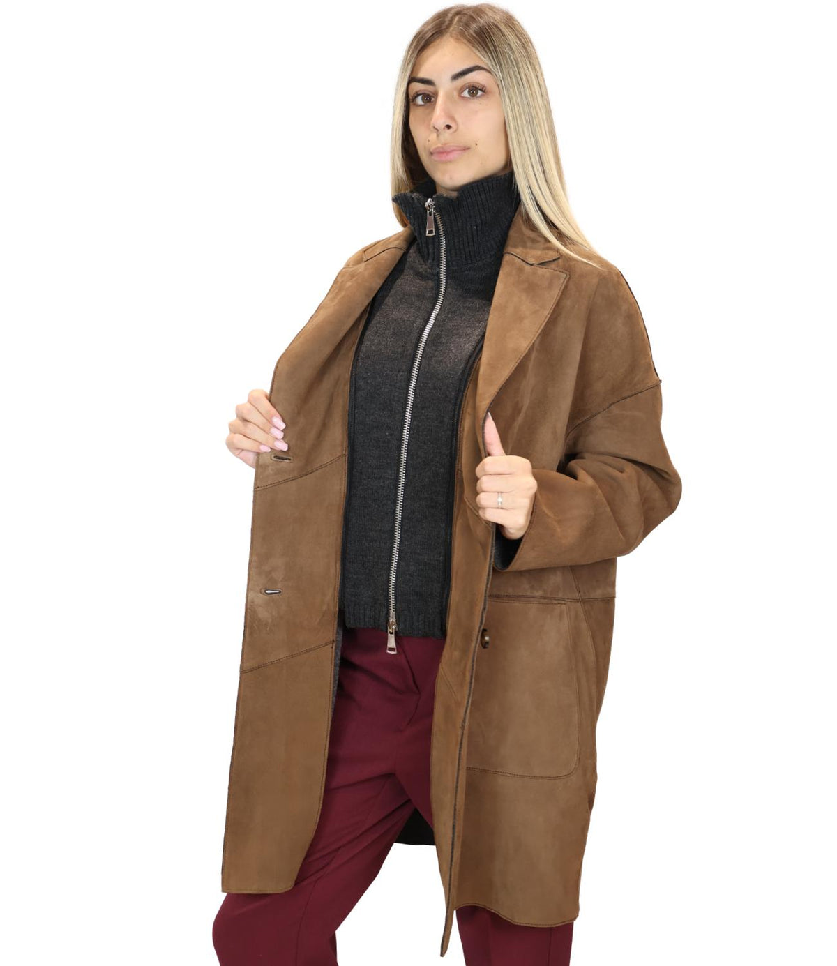 The Jackie Leathers Giacca Whiskey da Donna