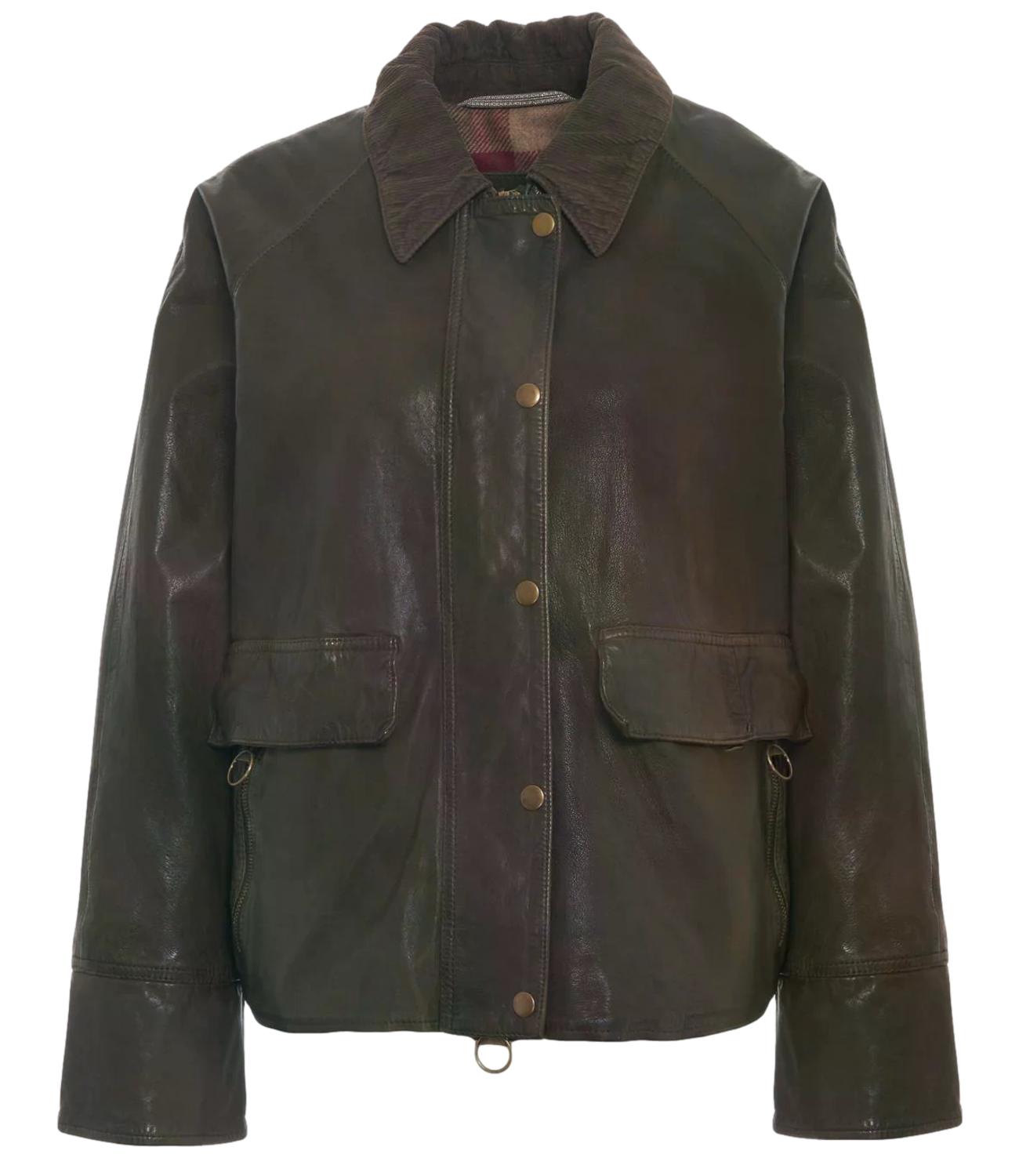 The Jackie Leathers Giacca Cricket Green da Donna