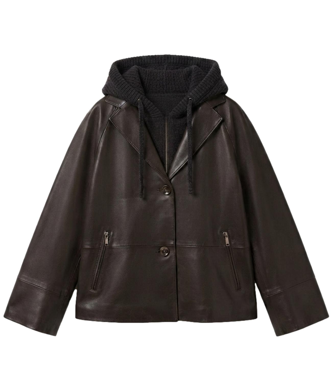 The Jackie Leathers Giacca Dark Brown da Donna