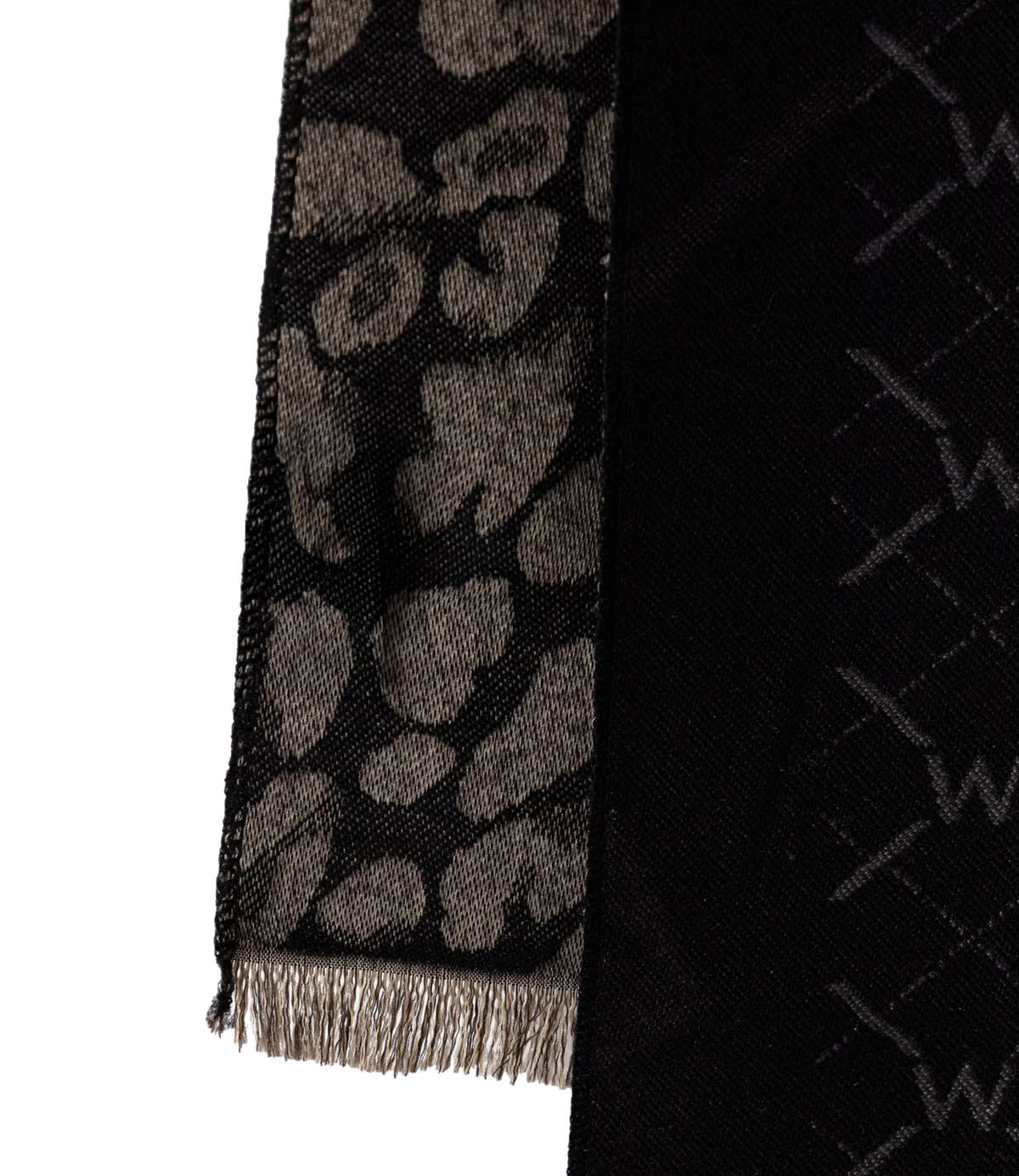 Twin Set Stola Jacq.mix Nero/grigio da Donna