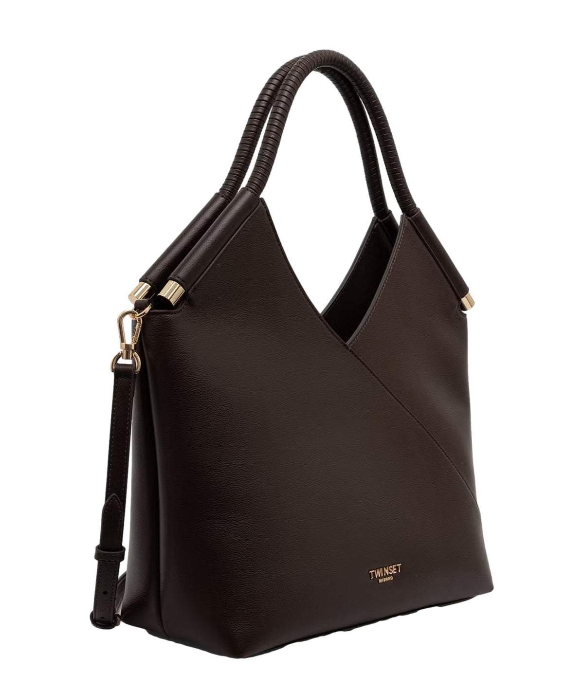 Twin Set Borsa Darkness Brown da Donna