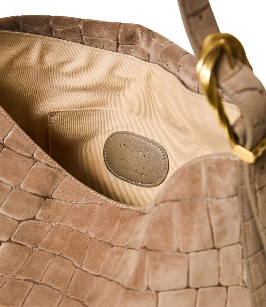 Twin Set Borsa Light Taupe da Donna
