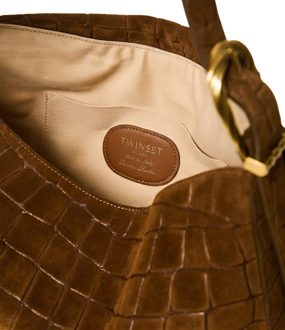 Twin Set Borsa Brandy Brown da Donna
