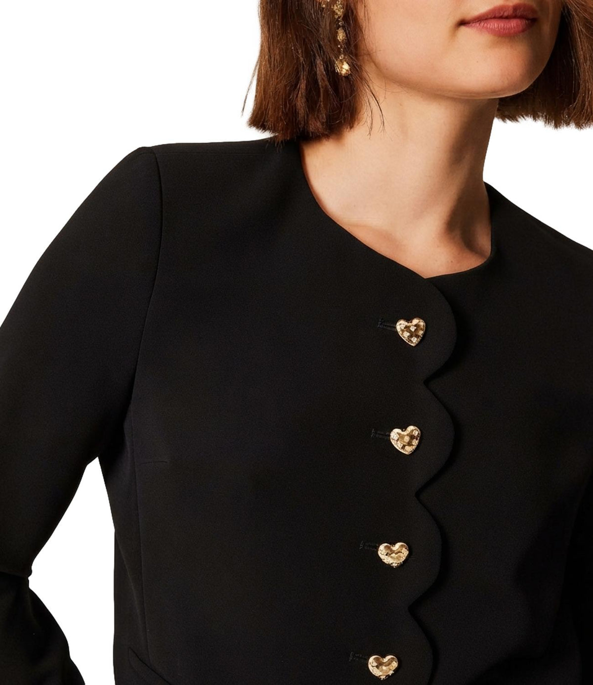 Twin Set Giacca Nero da Donna