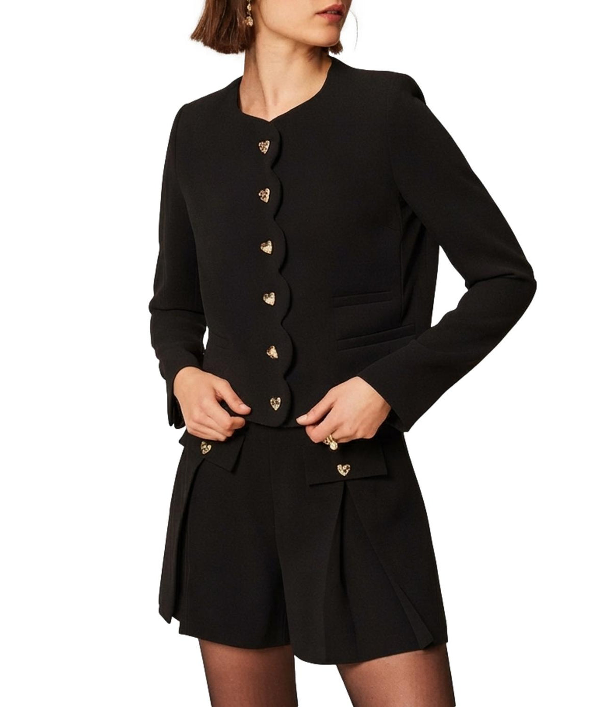 Twin Set Giacca Nero da Donna