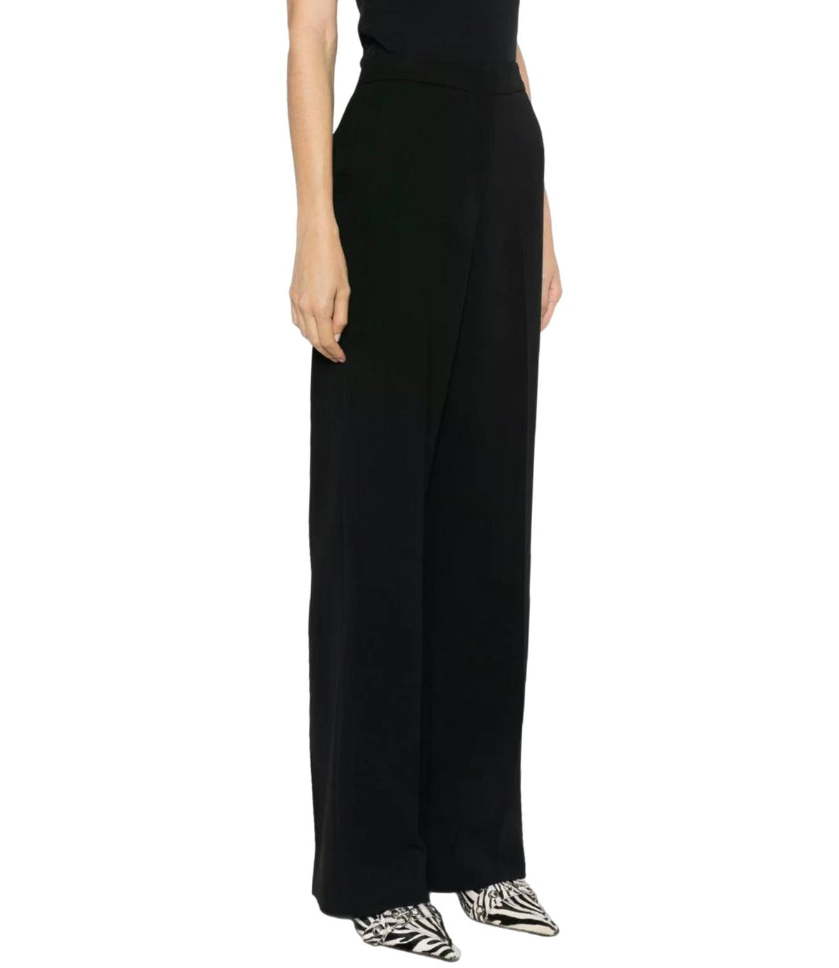 Twin Set Pantalone Nero da Donna