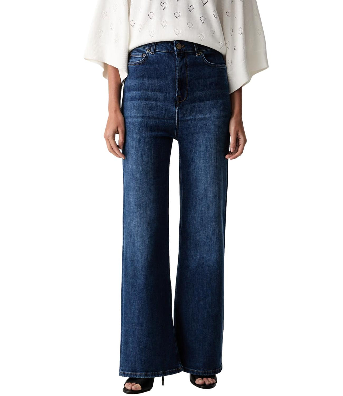 Twin Set Jeans Denim Medio da Donna