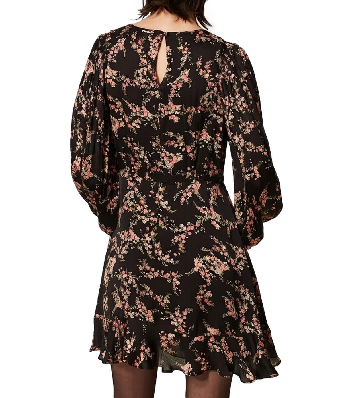 Twin Set Abito St.little Flowers Black/rose da Donna