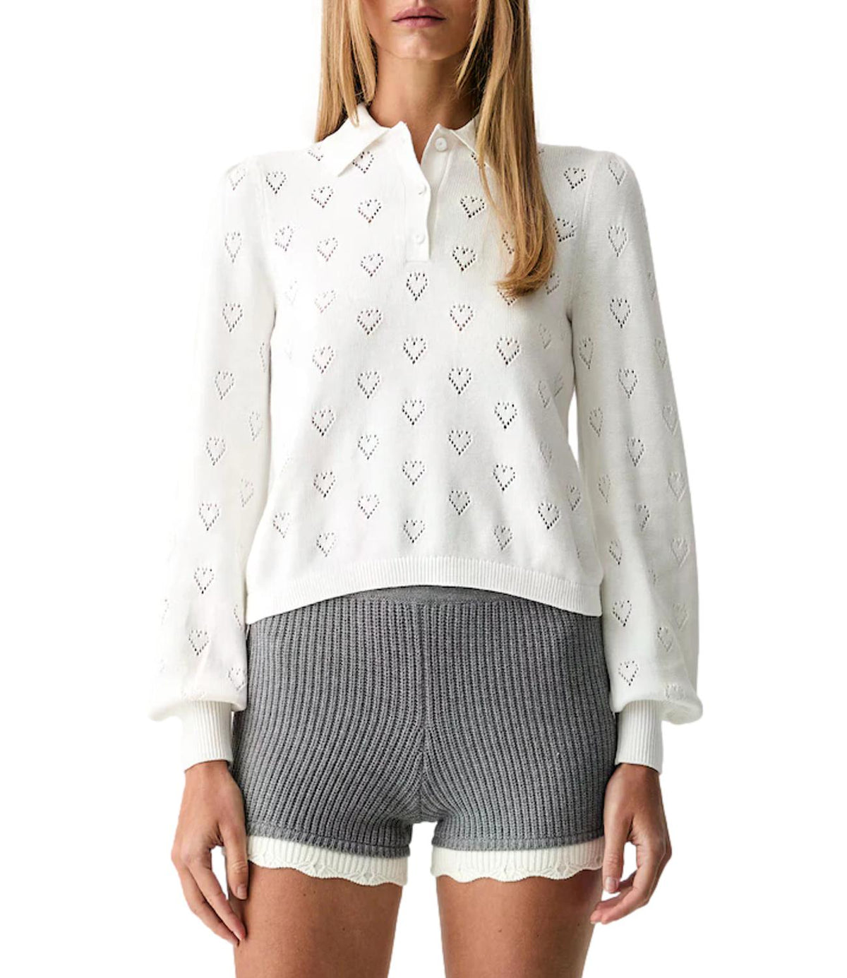 Twin Set Polo Madreperla da Donna