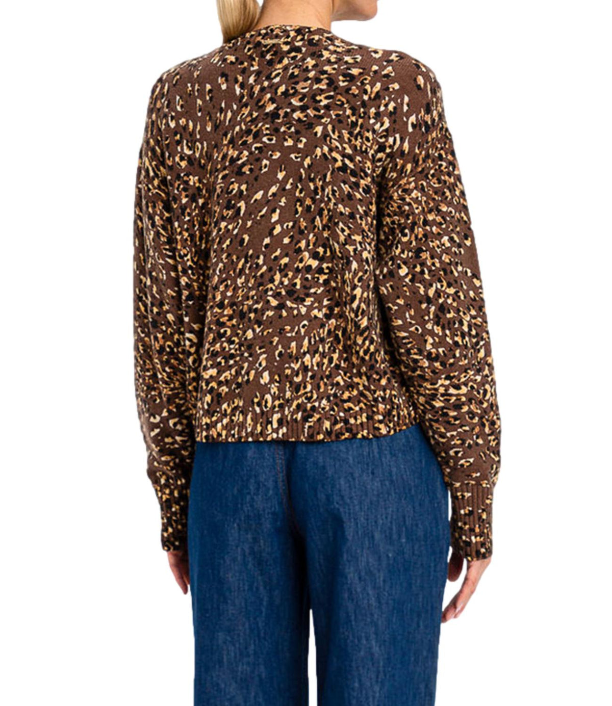 Twin Set PULL St.animal Brown/gold da Donna