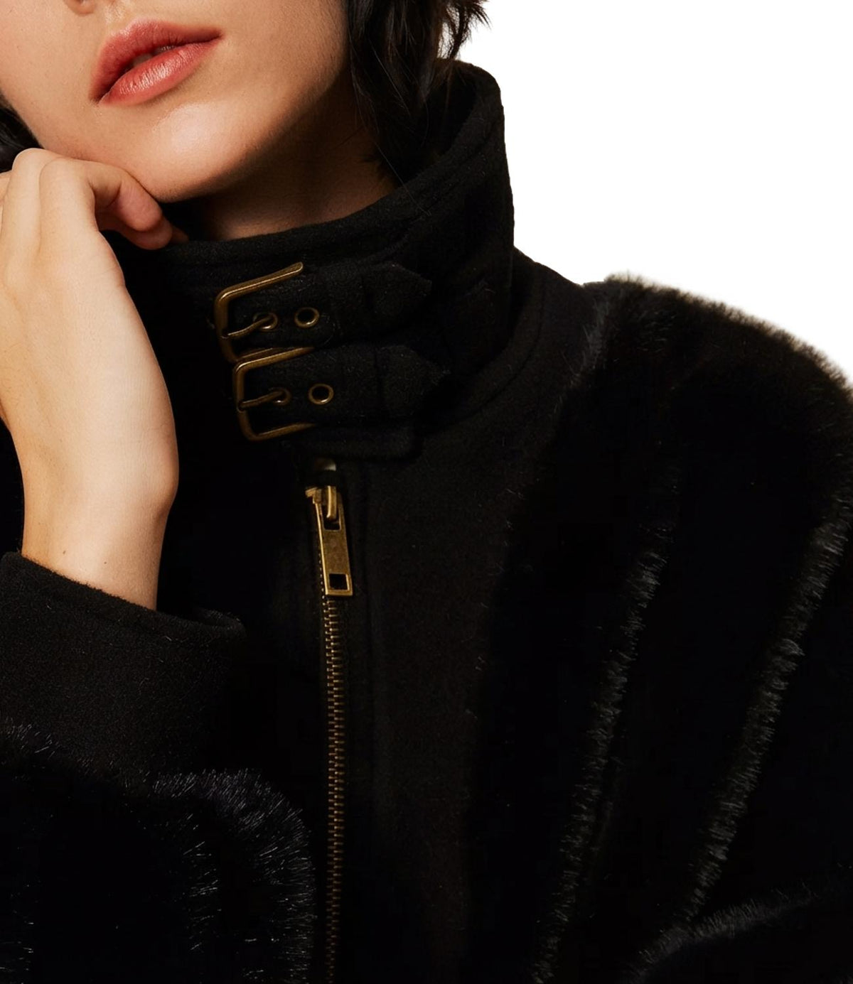 Twin Set Giubbino Nero da Donna
