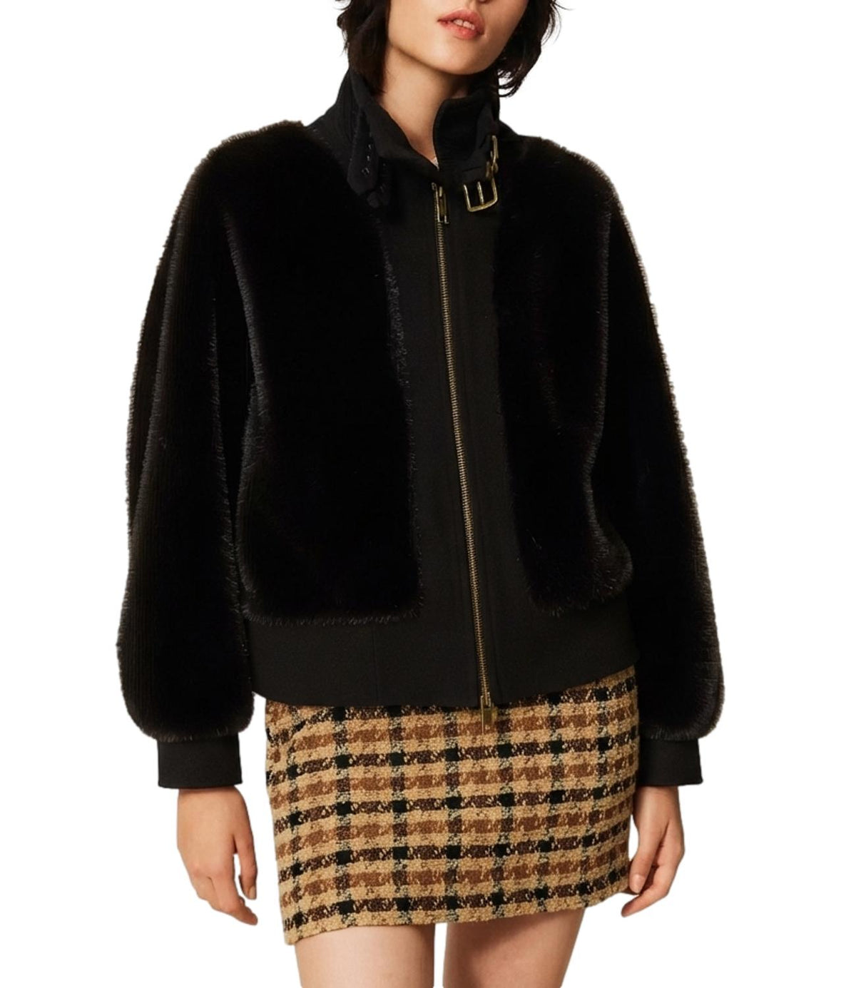 Twin Set Giubbino Nero da Donna