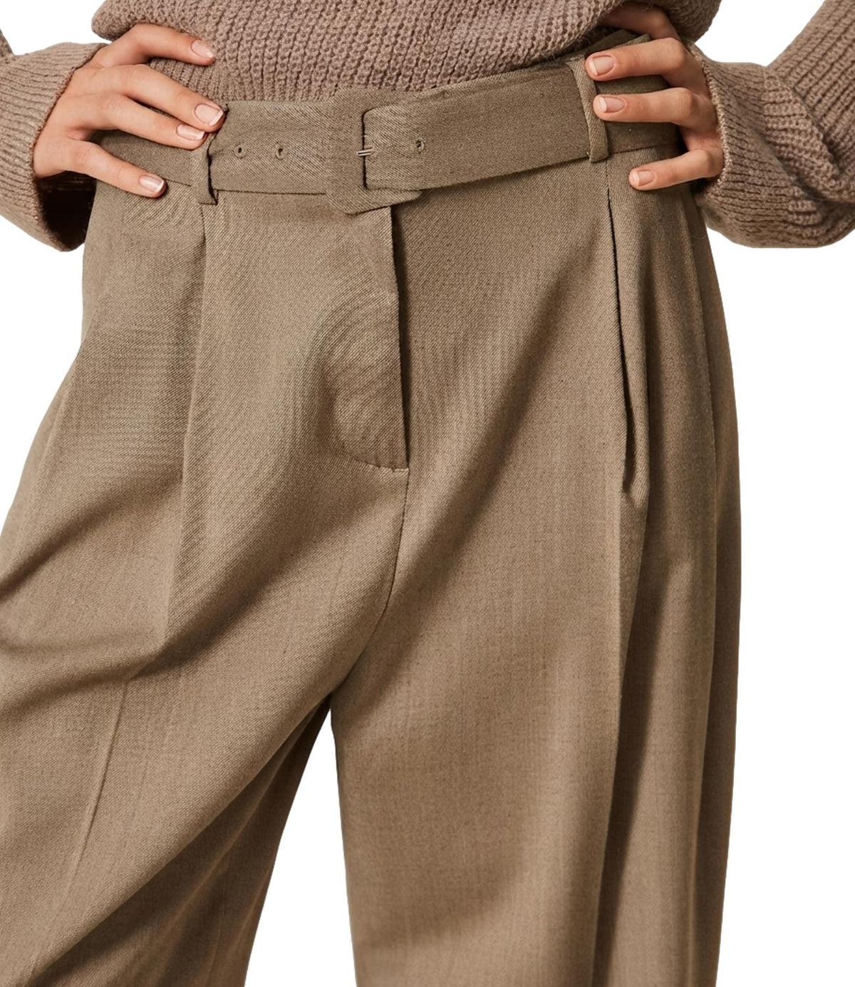 Twin Set Pantalone Mastice da Donna
