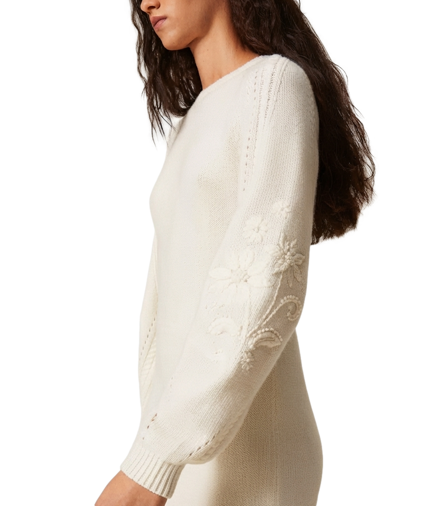 Twin Set Abito Madreperla da Donna