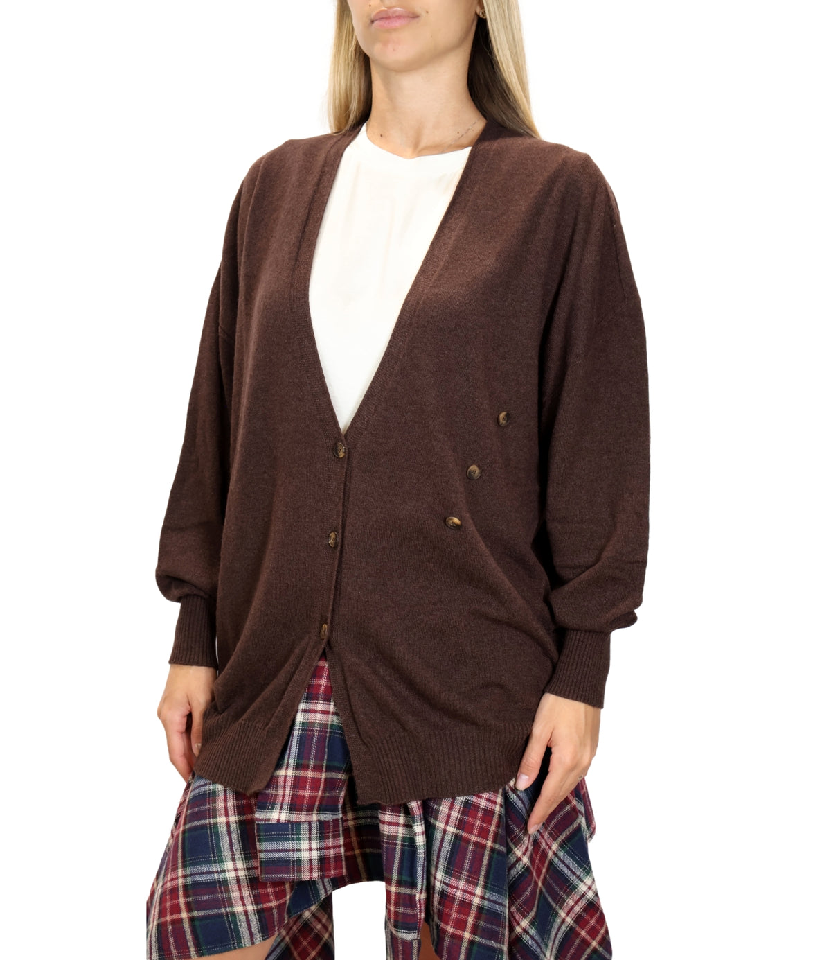 Vicolo Cardigan Fondente da Donna