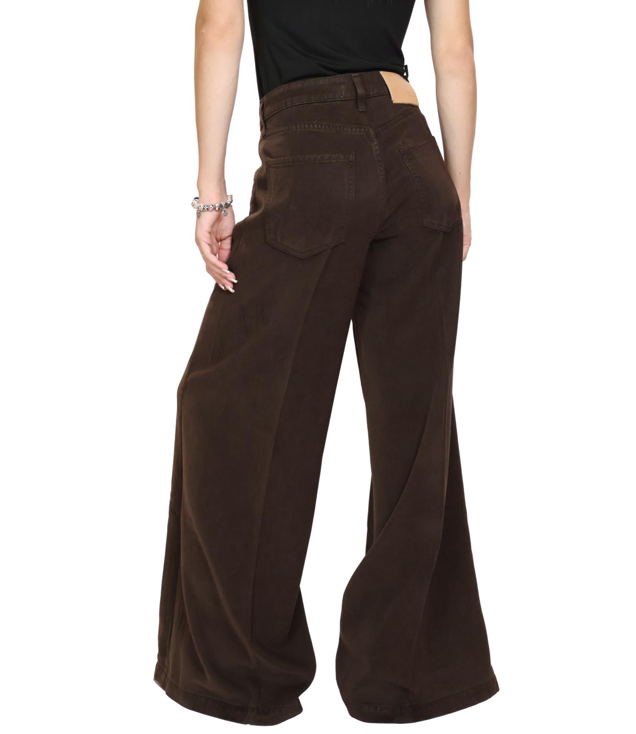 Vicolo Jeans Marrone Fondente da Donna