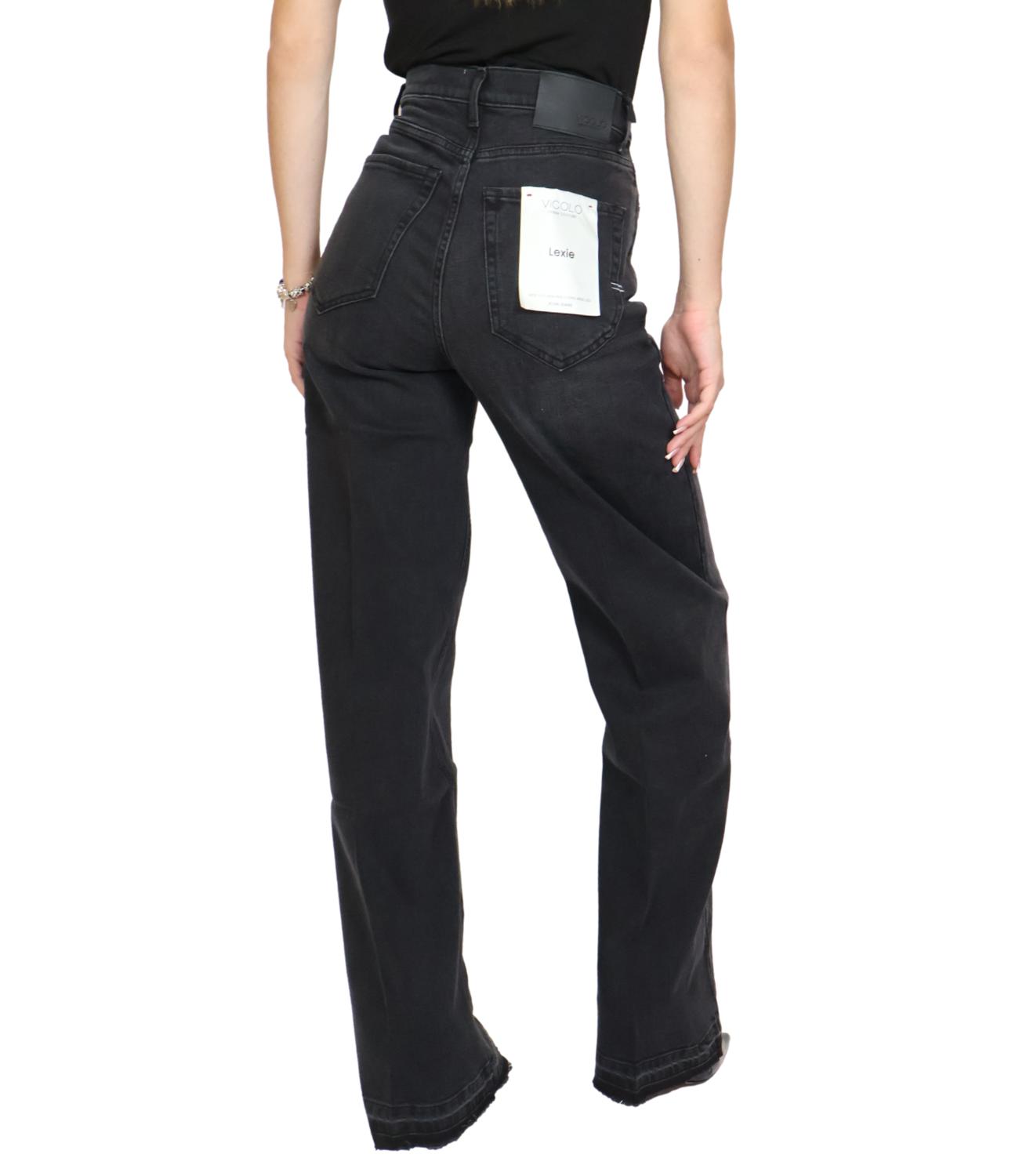 Vicolo Jeans Denim Nero da Donna