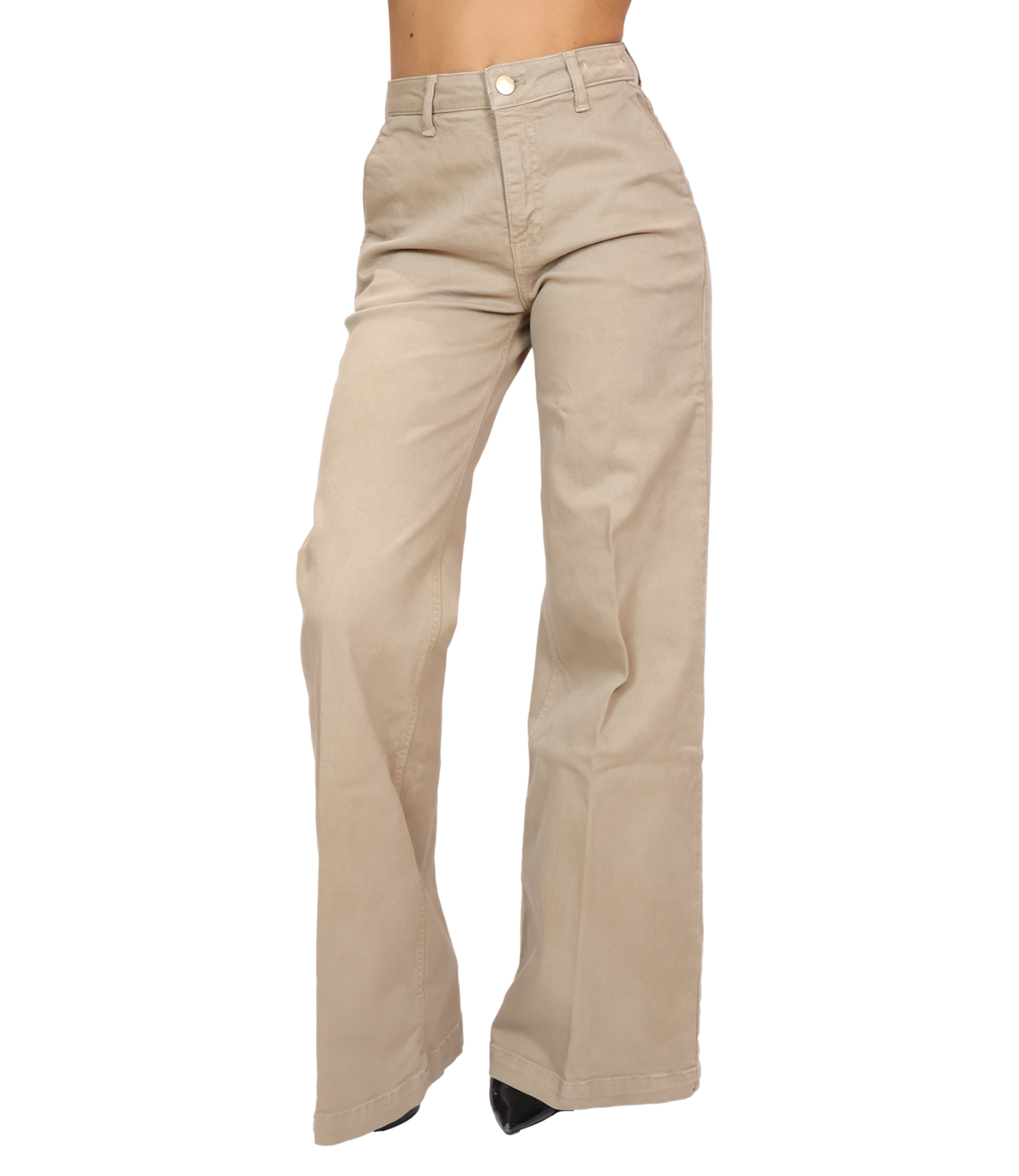Vicolo Pantalone Taupe da Donna