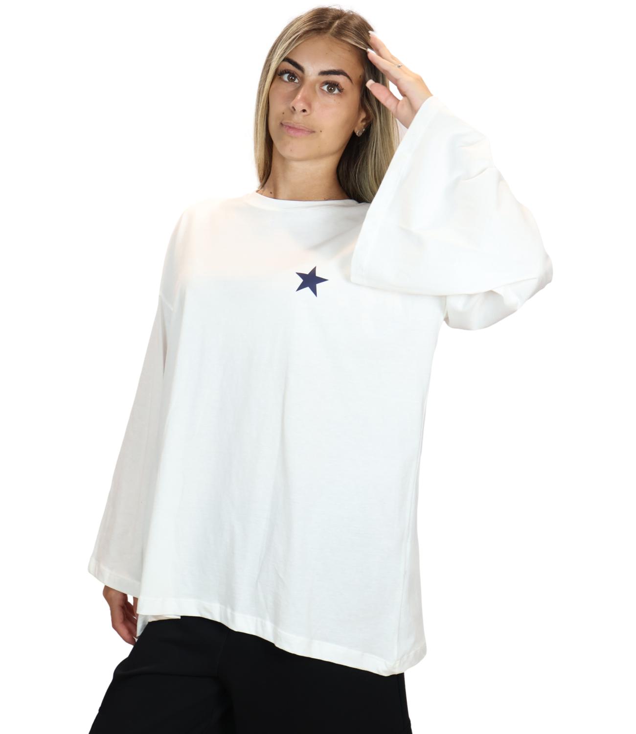 Vicolo T-Shirt Naturale da Donna