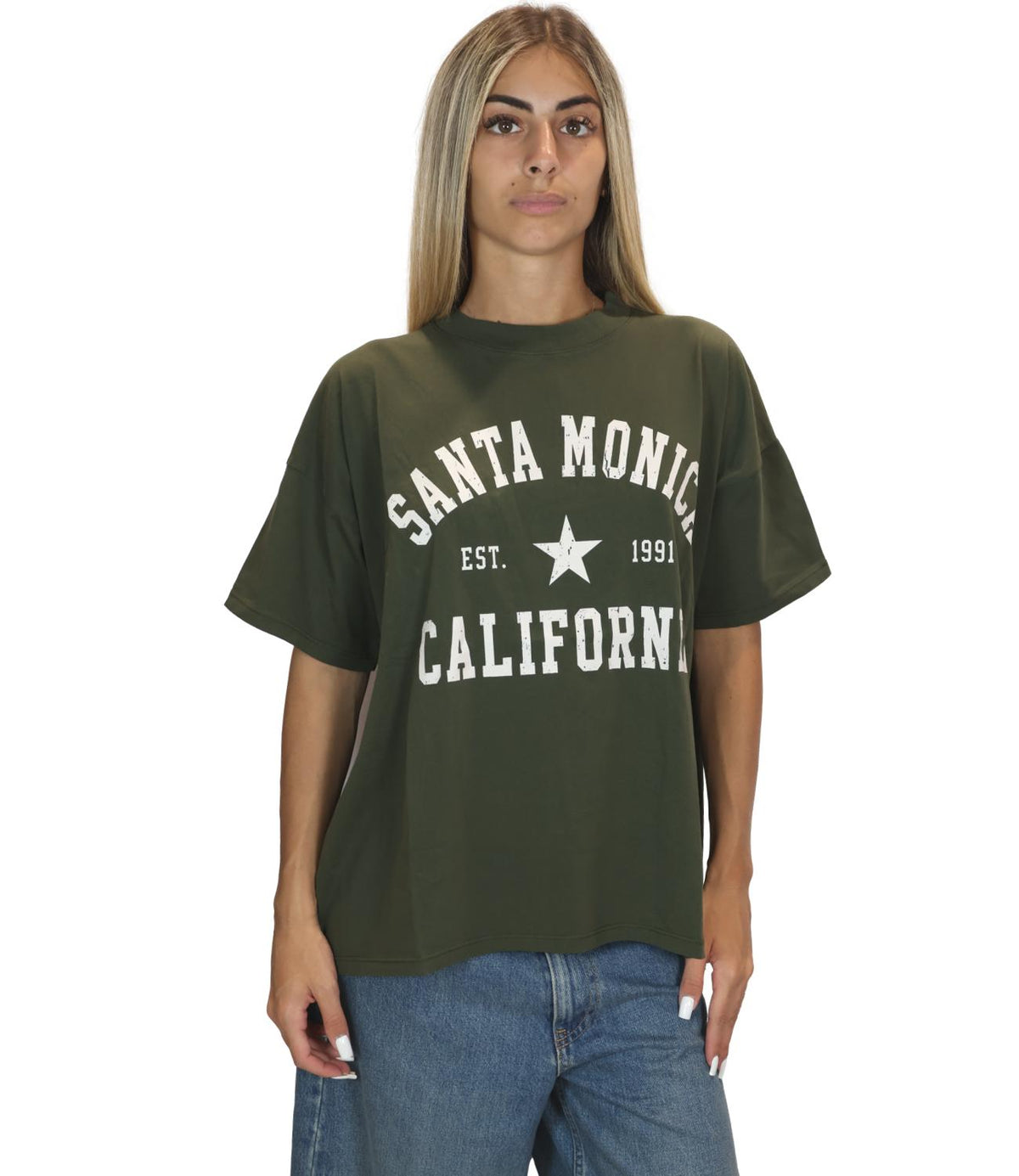 Vicolo T-Shirt Militare da Donna