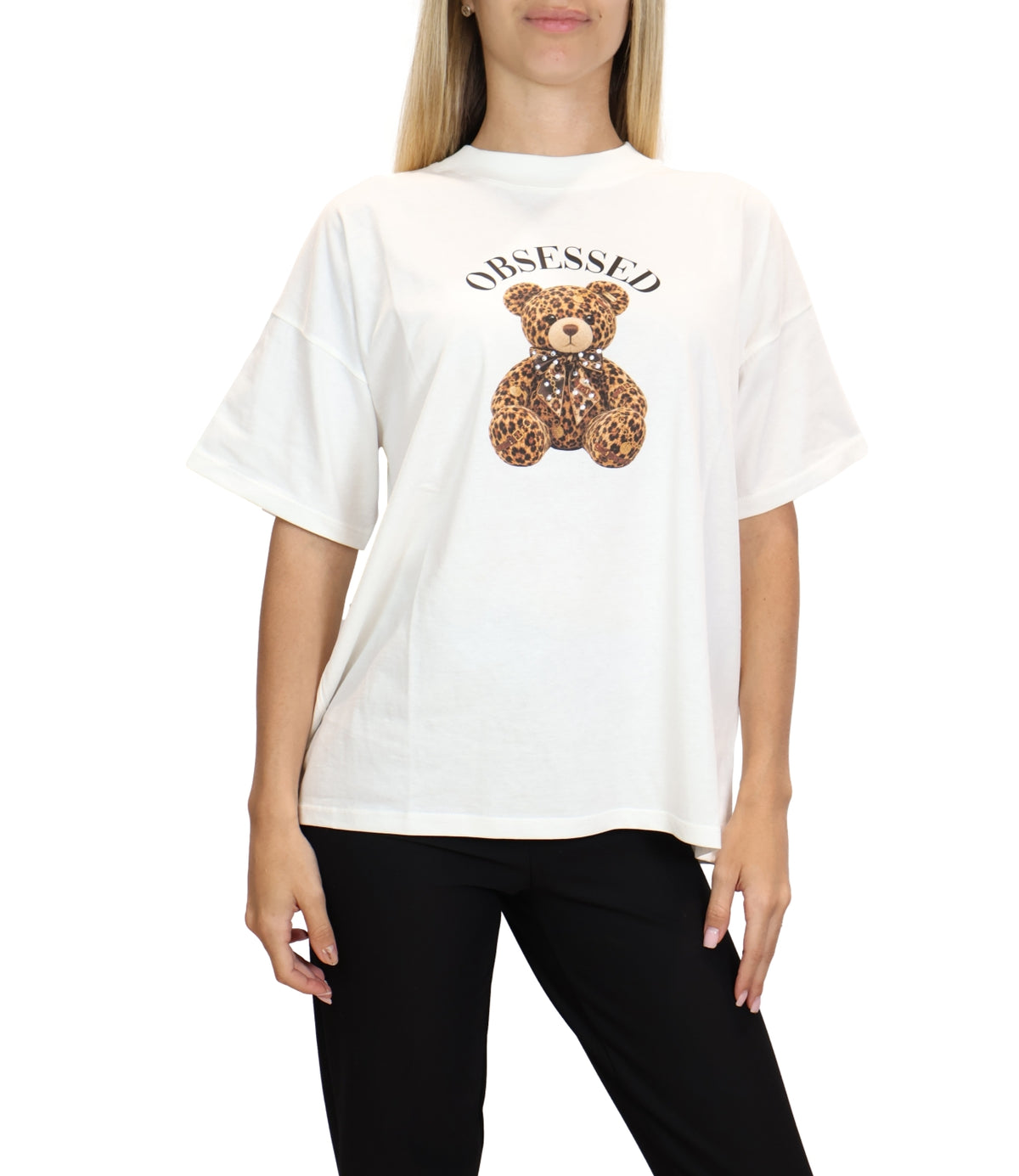 Vicolo T-Shirt A Naturale 02 U da Donna
