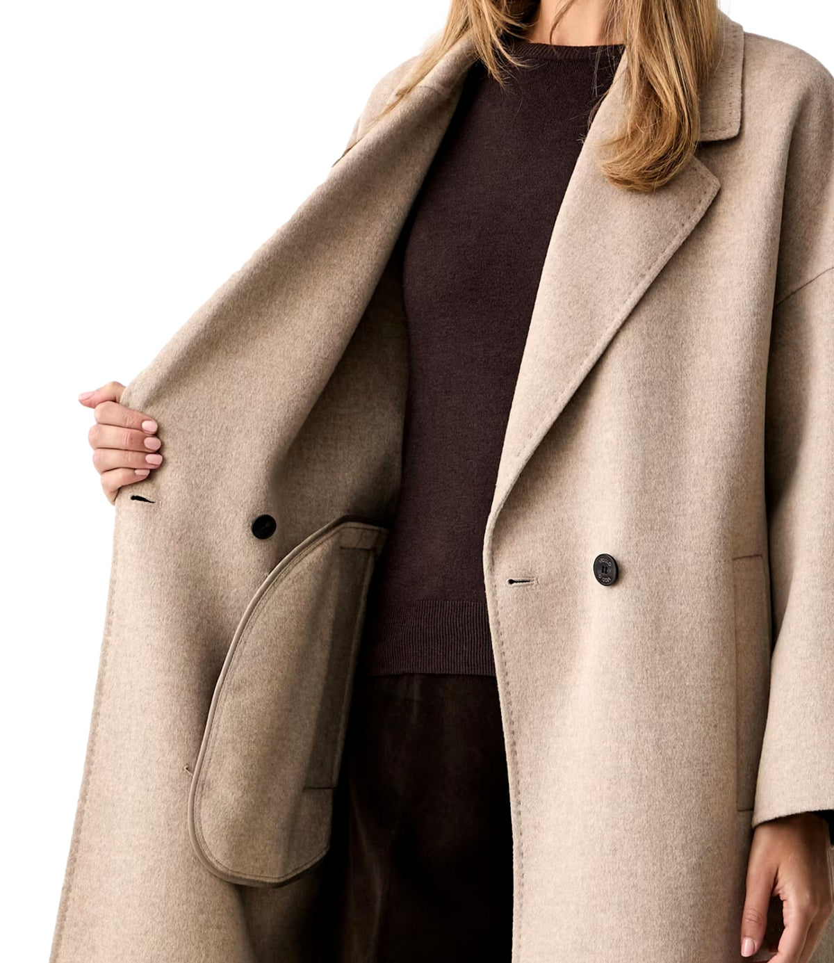 Vicolo Cappotto Tortora da Donna