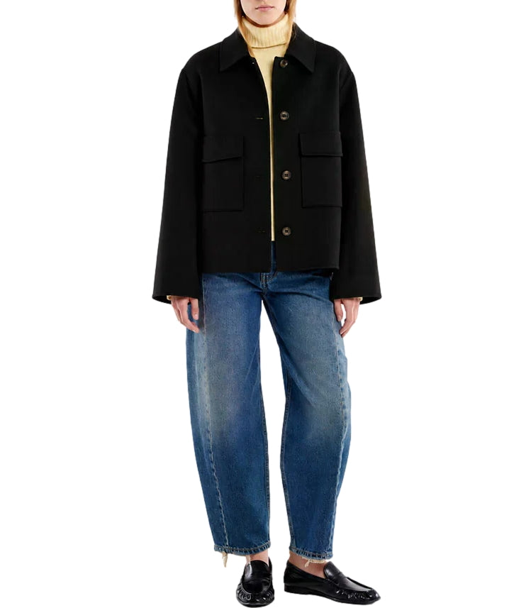 Vicolo Cappotto Nero da Donna
