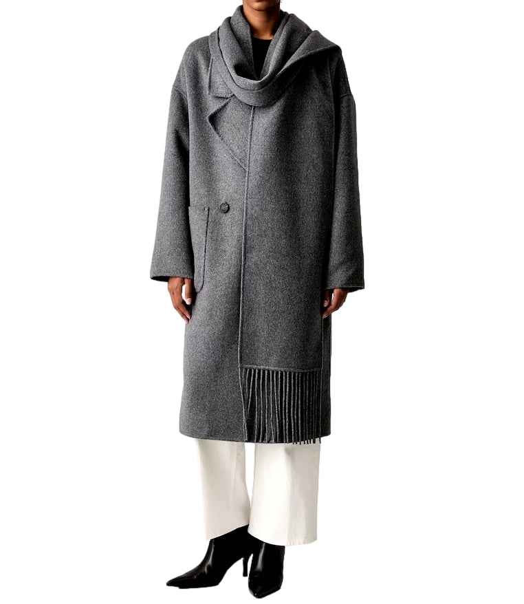 Vicolo Cappotto Grigio da Donna
