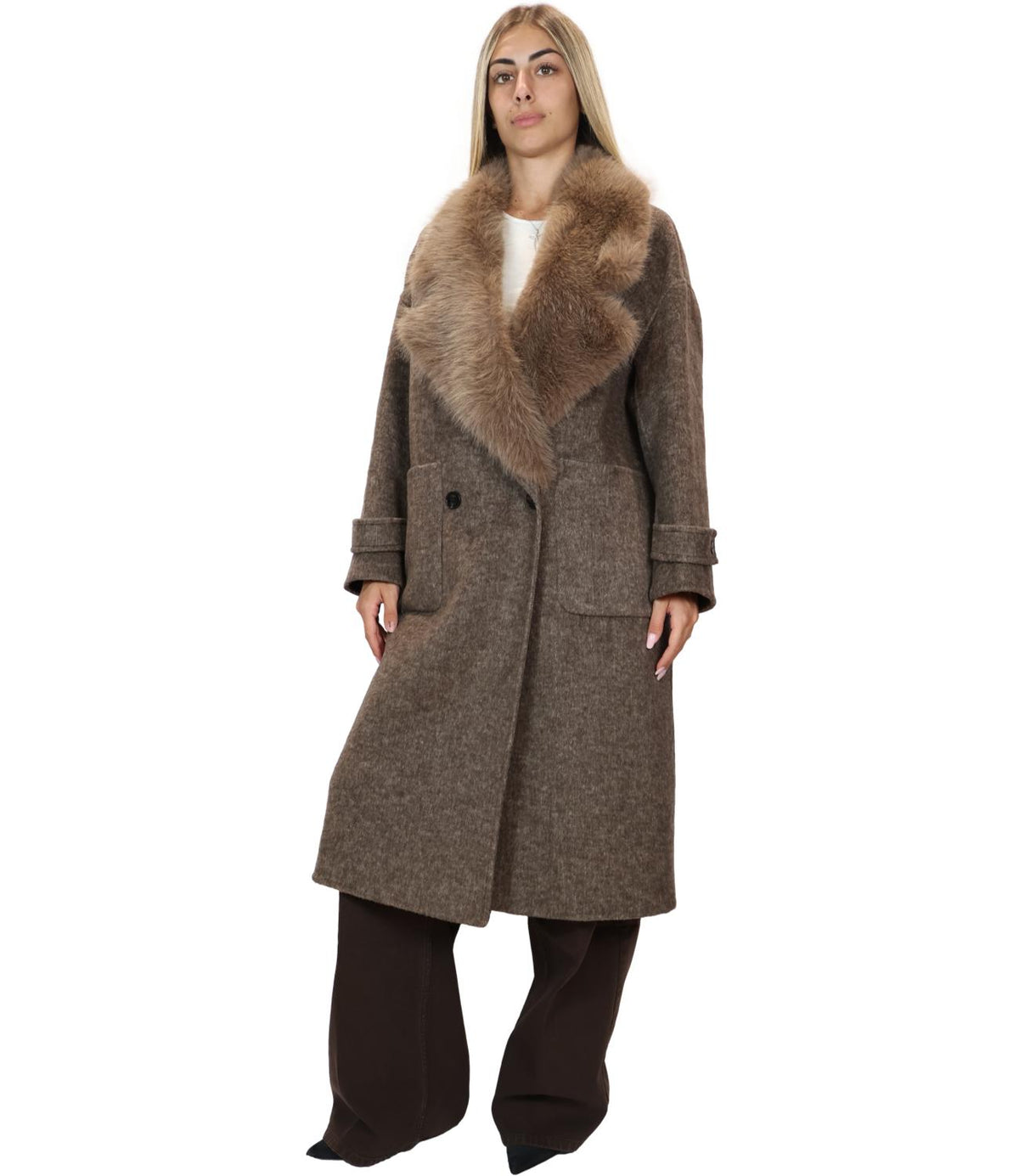 Vicolo Cappotto Fango da Donna