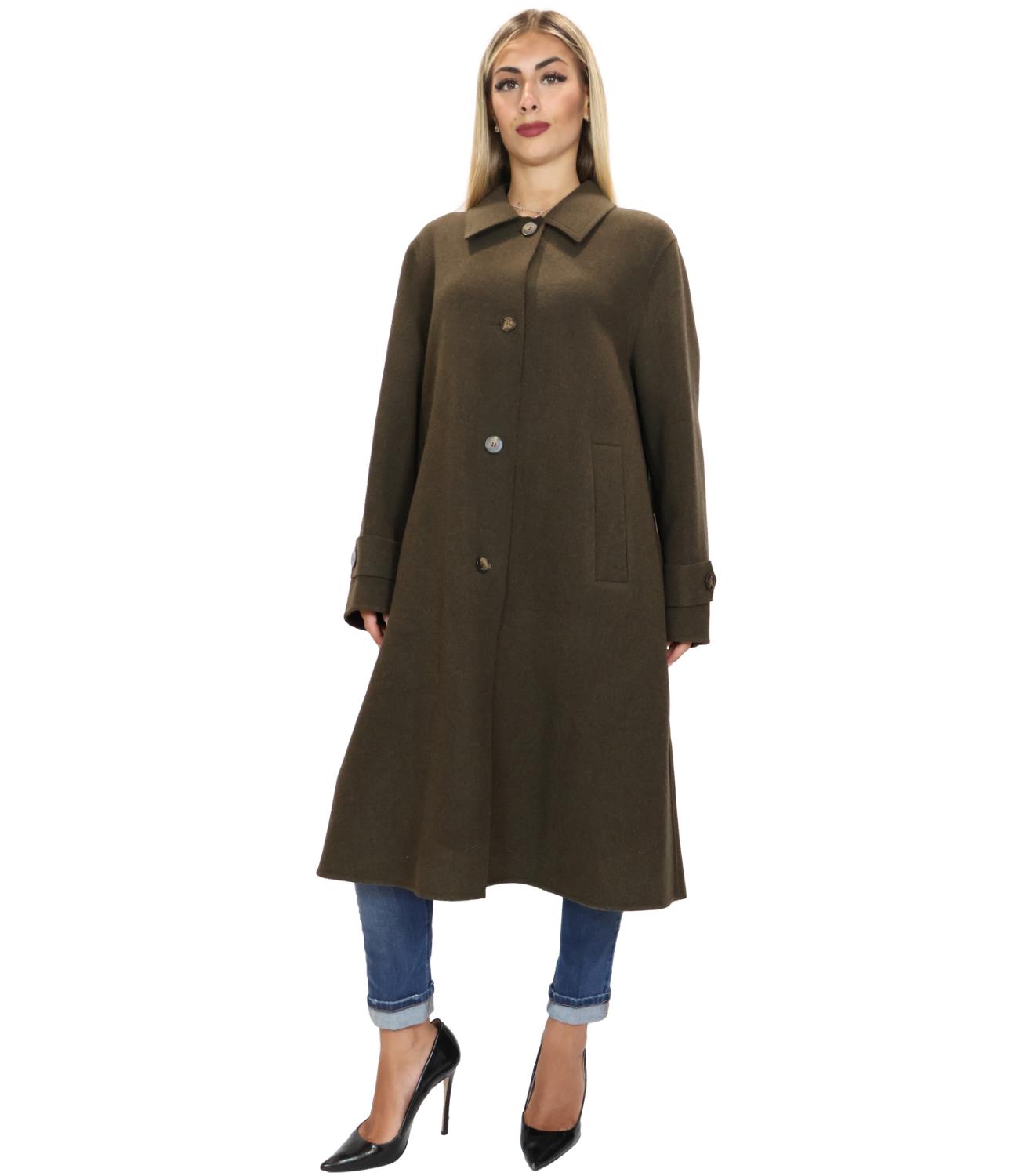 Vicolo Cappotto Verde da Donna