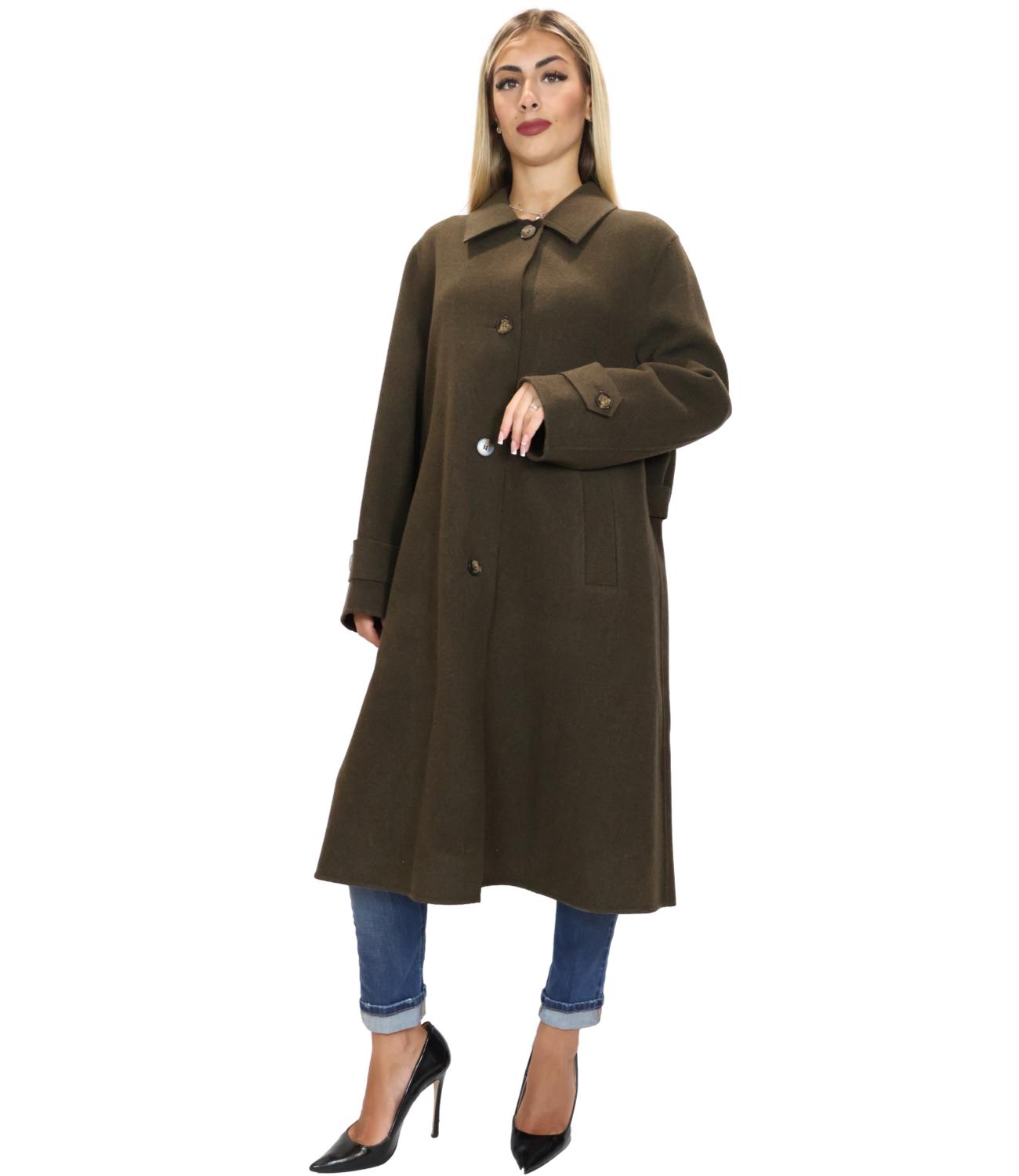 Vicolo Cappotto Verde da Donna