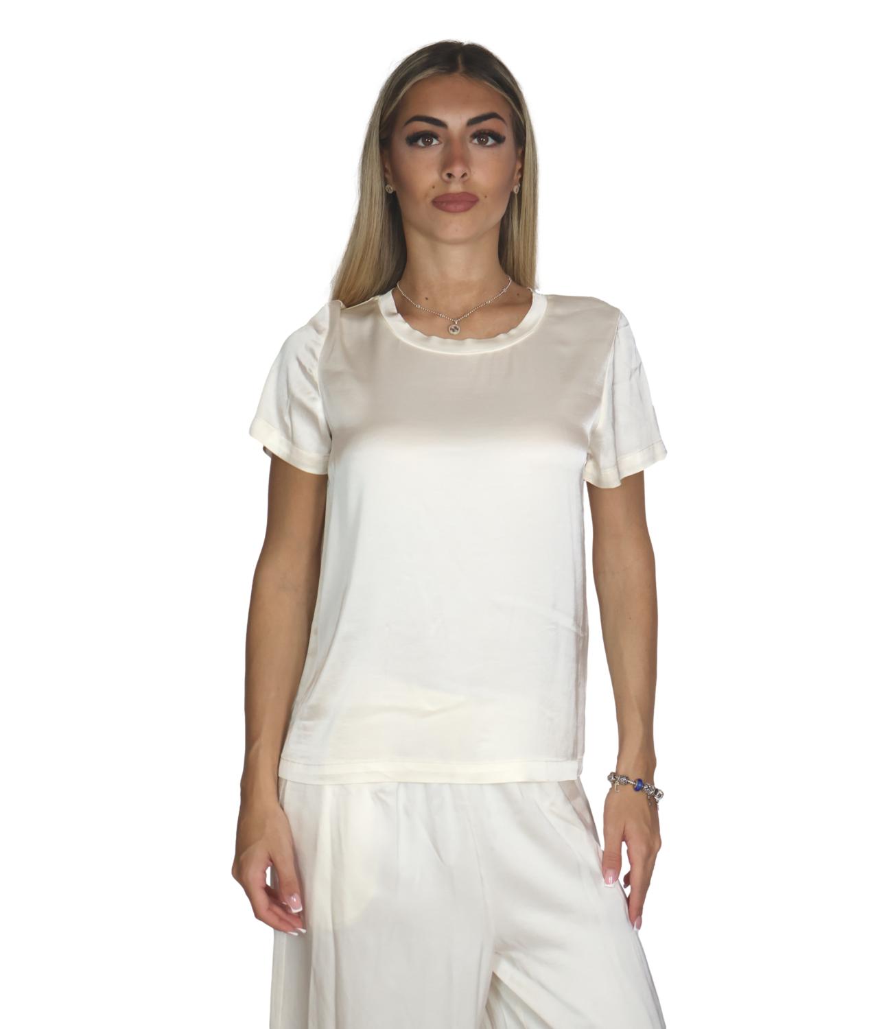 Vicolo T-Shirt Panna da Donna