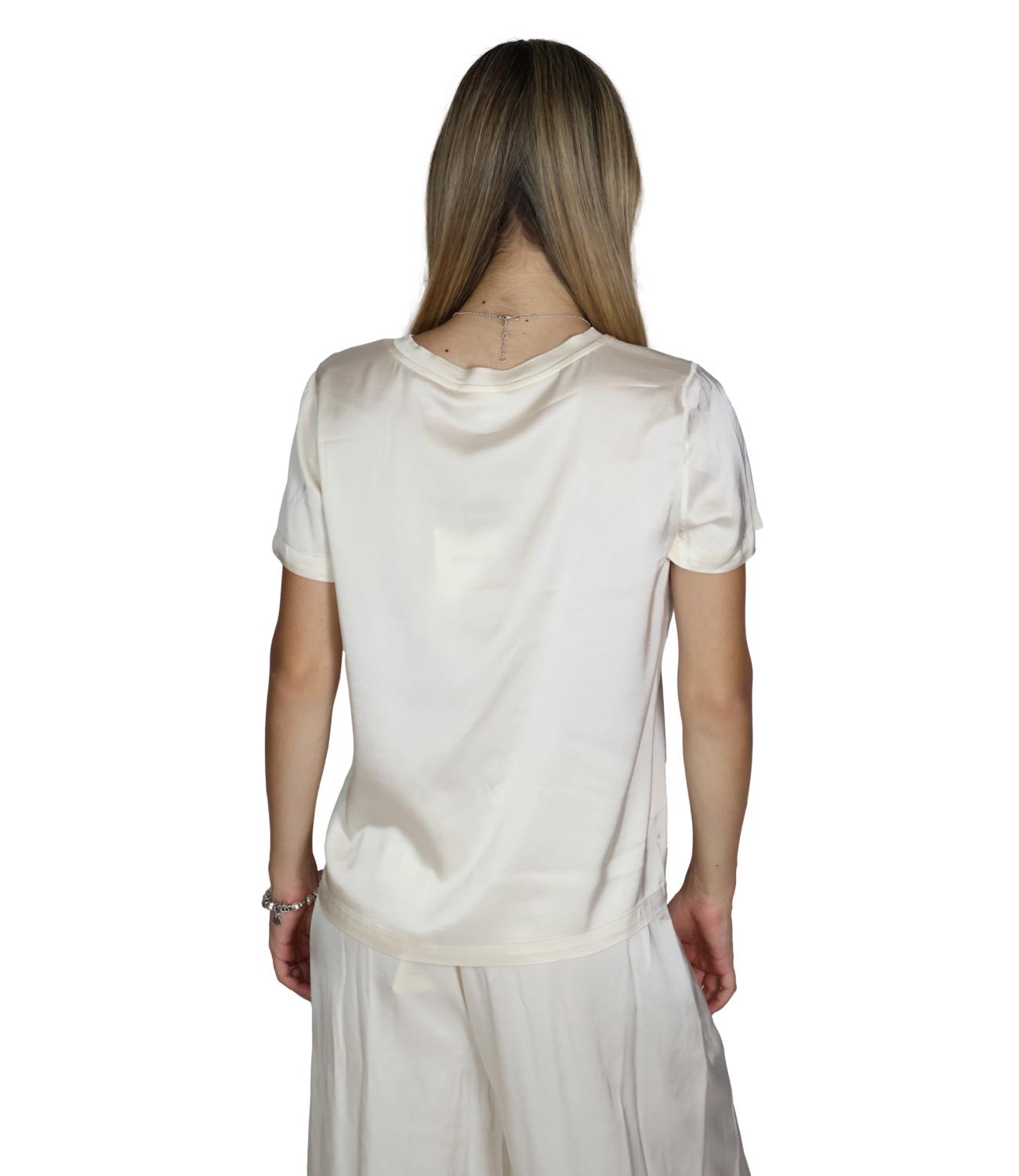 Vicolo T-Shirt Panna da Donna