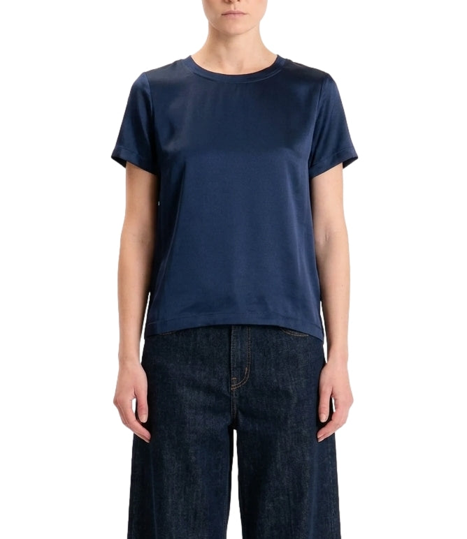 Vicolo T-Shirt Blu Notte da Donna