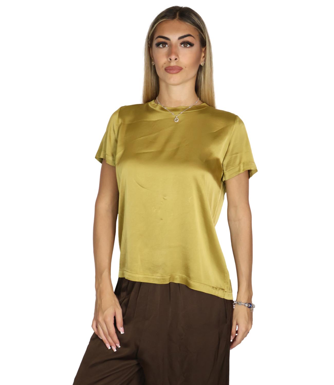 Vicolo T-Shirt Verde Oliva da Donna