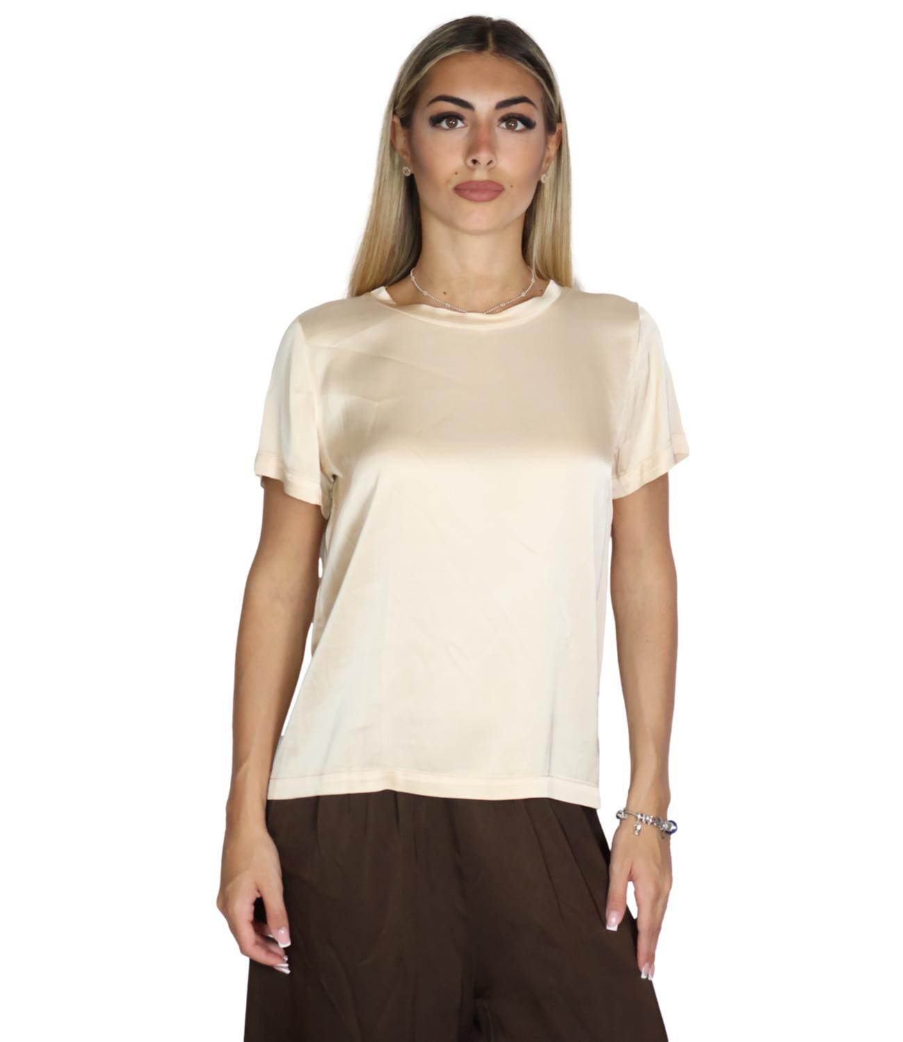 Vicolo T-Shirt Vaniglia da Donna