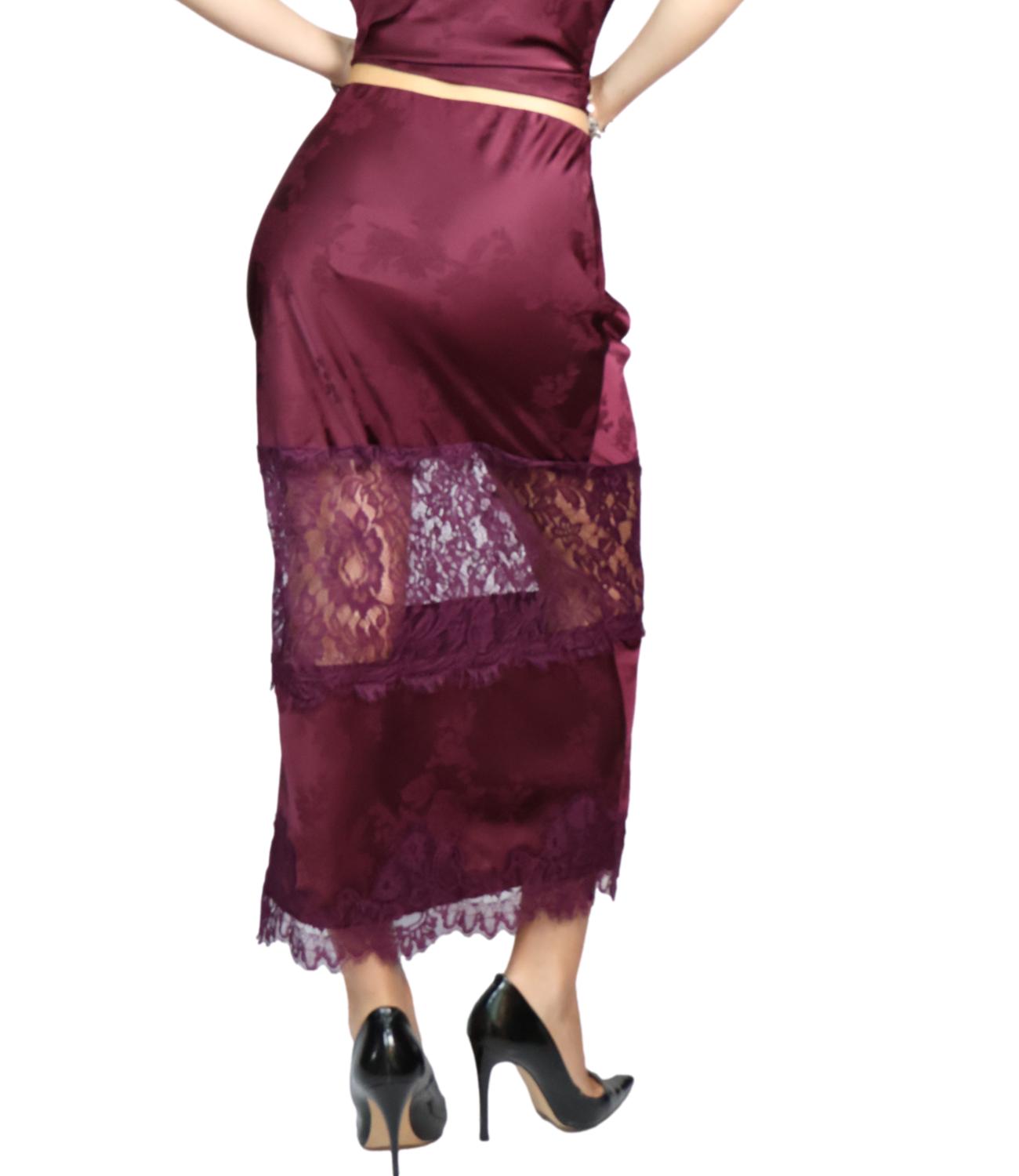 Vicolo Gonna Bordeaux da Donna