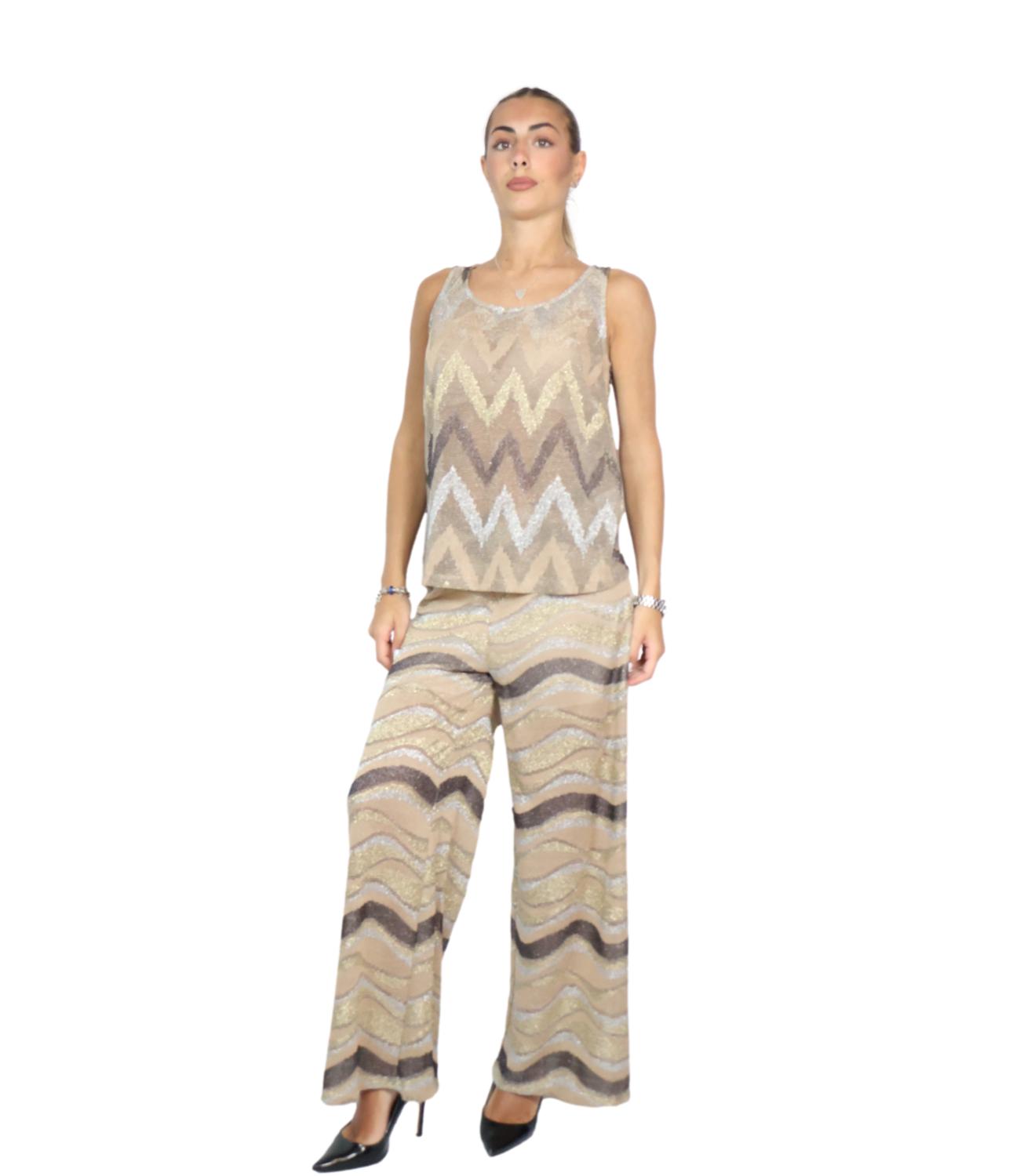 Vicolo Pantalone Marrone da Donna