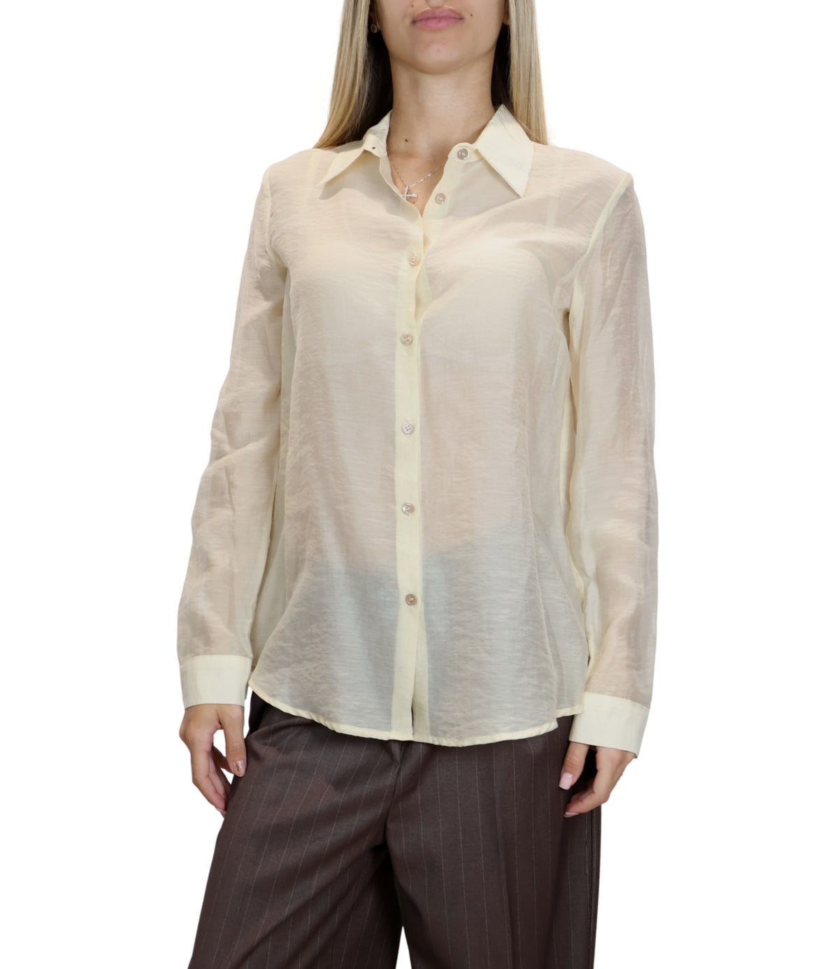 Vicolo Camicia Acu Vaniglia 04 S da Donna