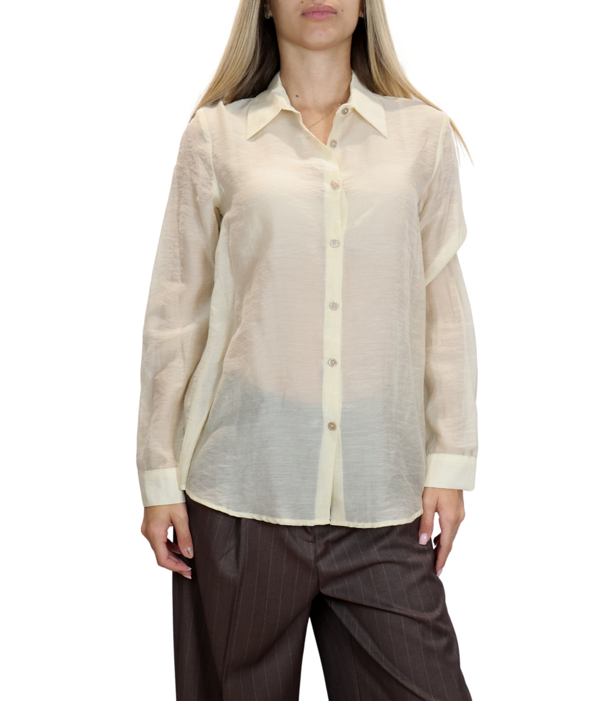 Vicolo Camicia Acu Vaniglia 04 S da Donna