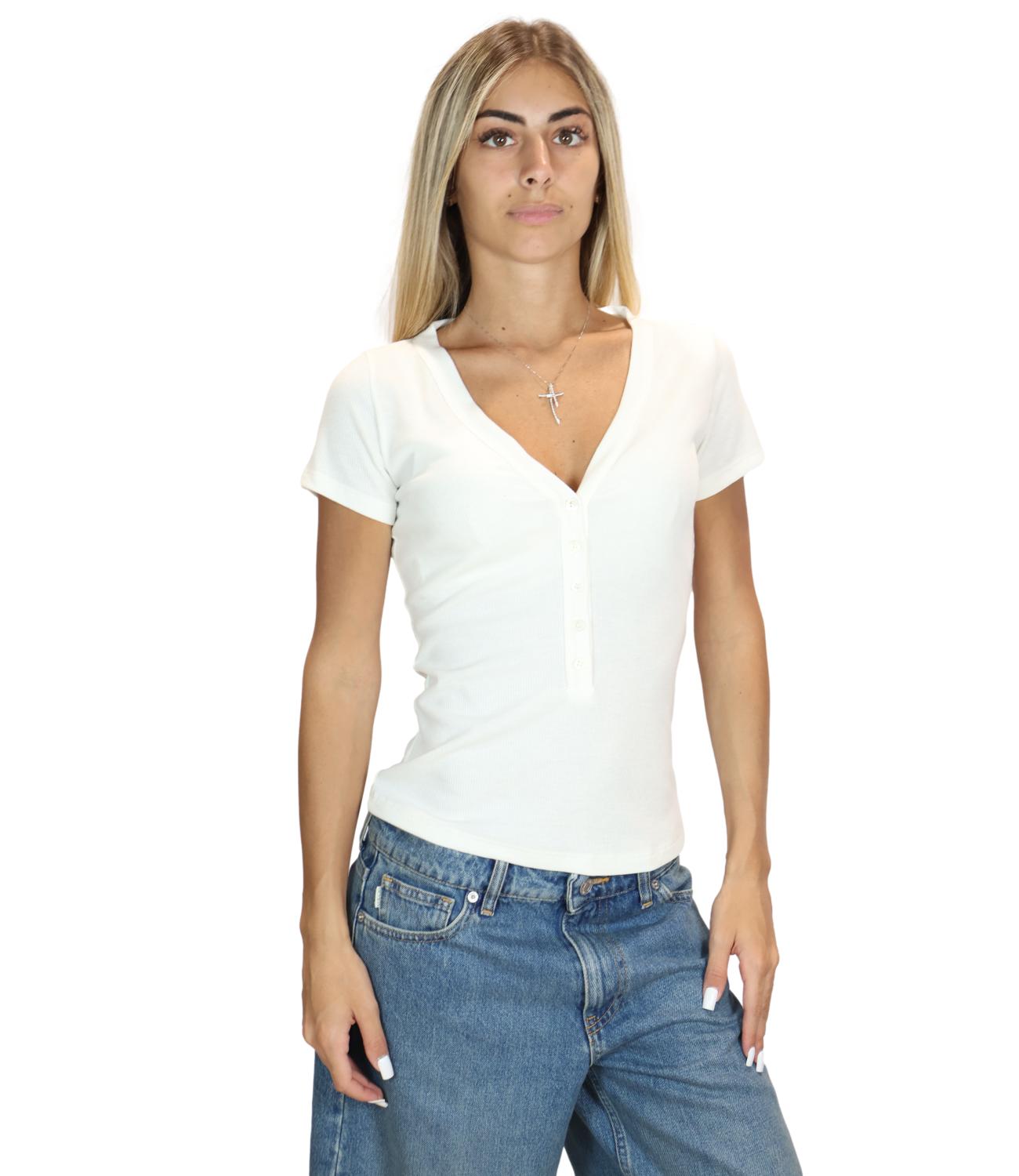 Vicolo T-Shirt Naturale da Donna