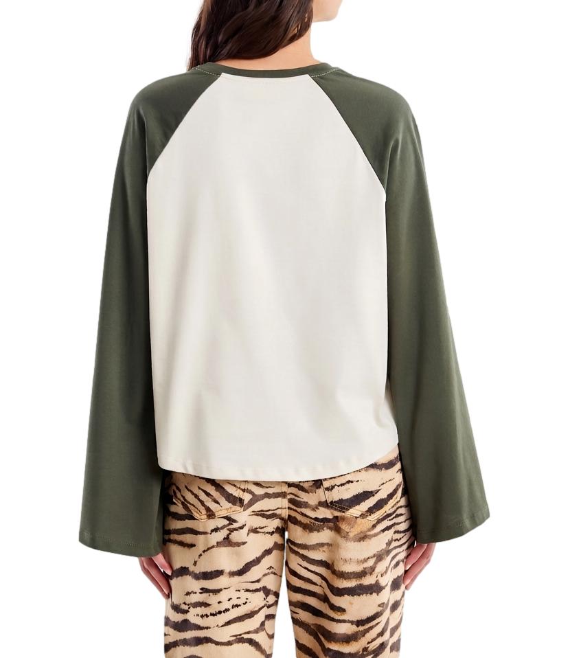 Vicolo T-Shirt Acf Army/burro U da Donna