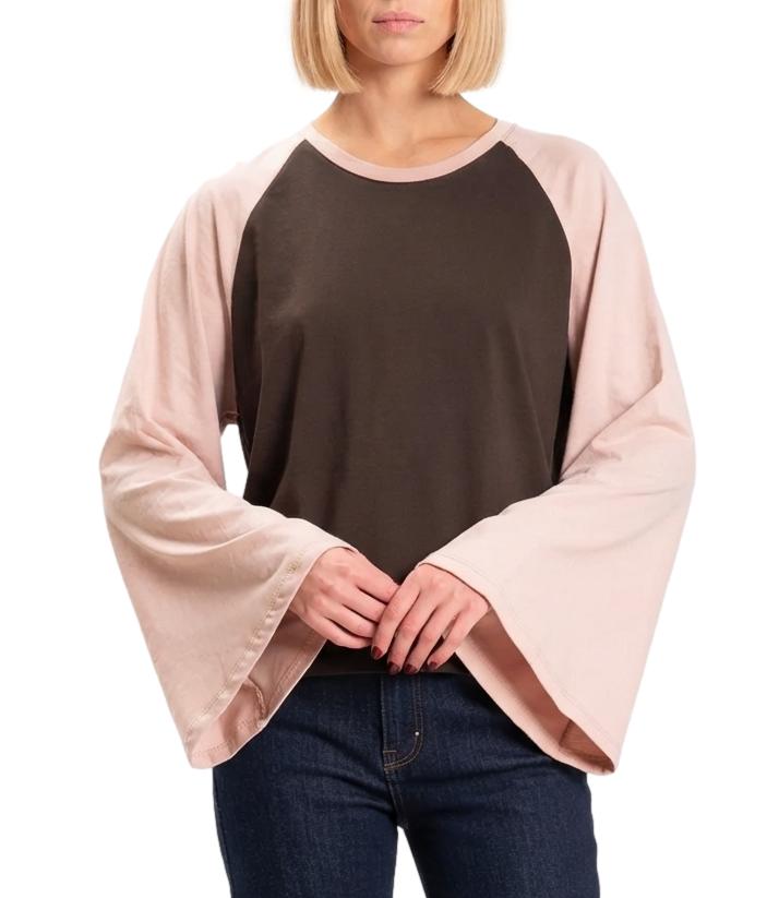 Vicolo T-Shirt Acf Rosa/moro U da Donna