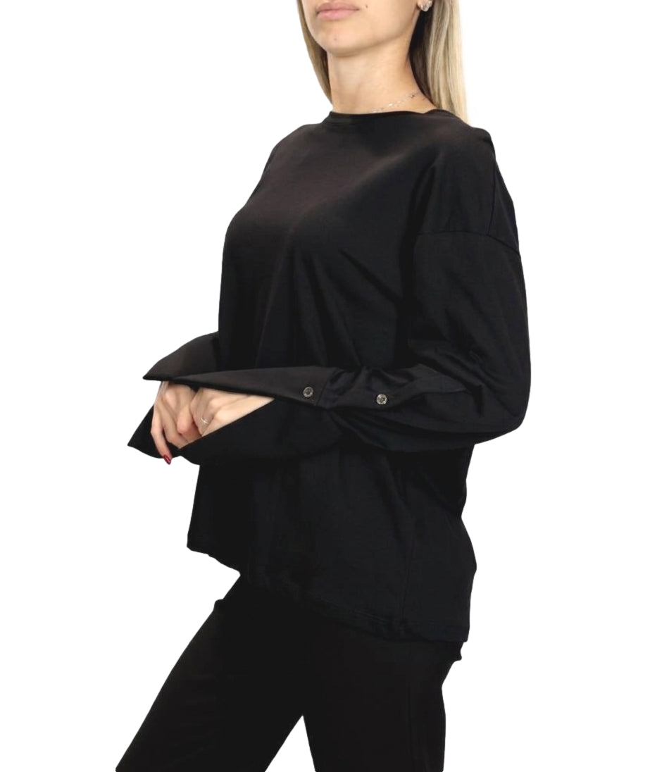 Vicolo Top Nero da Donna