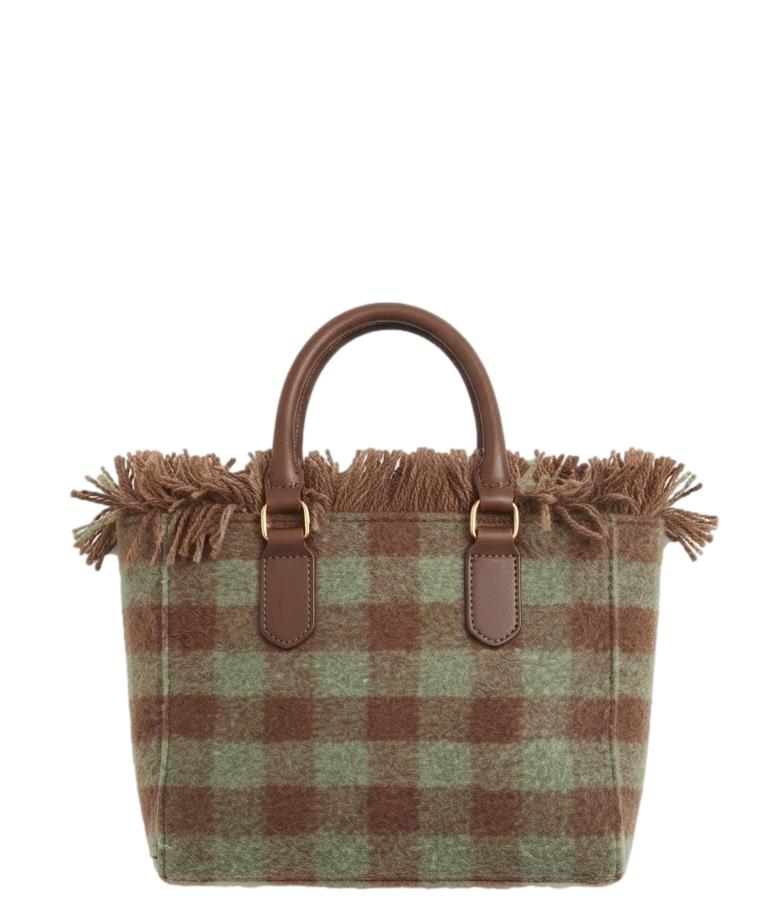 Vicolo Borsa Marrone/menta da Donna